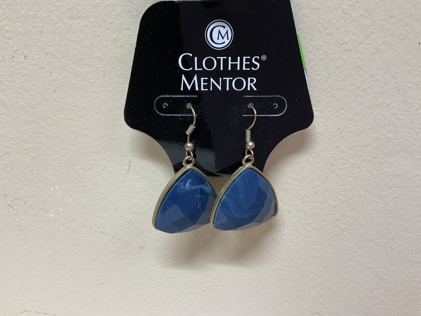 Earrings Dangle/Drop By Clothes Mentor In Navy