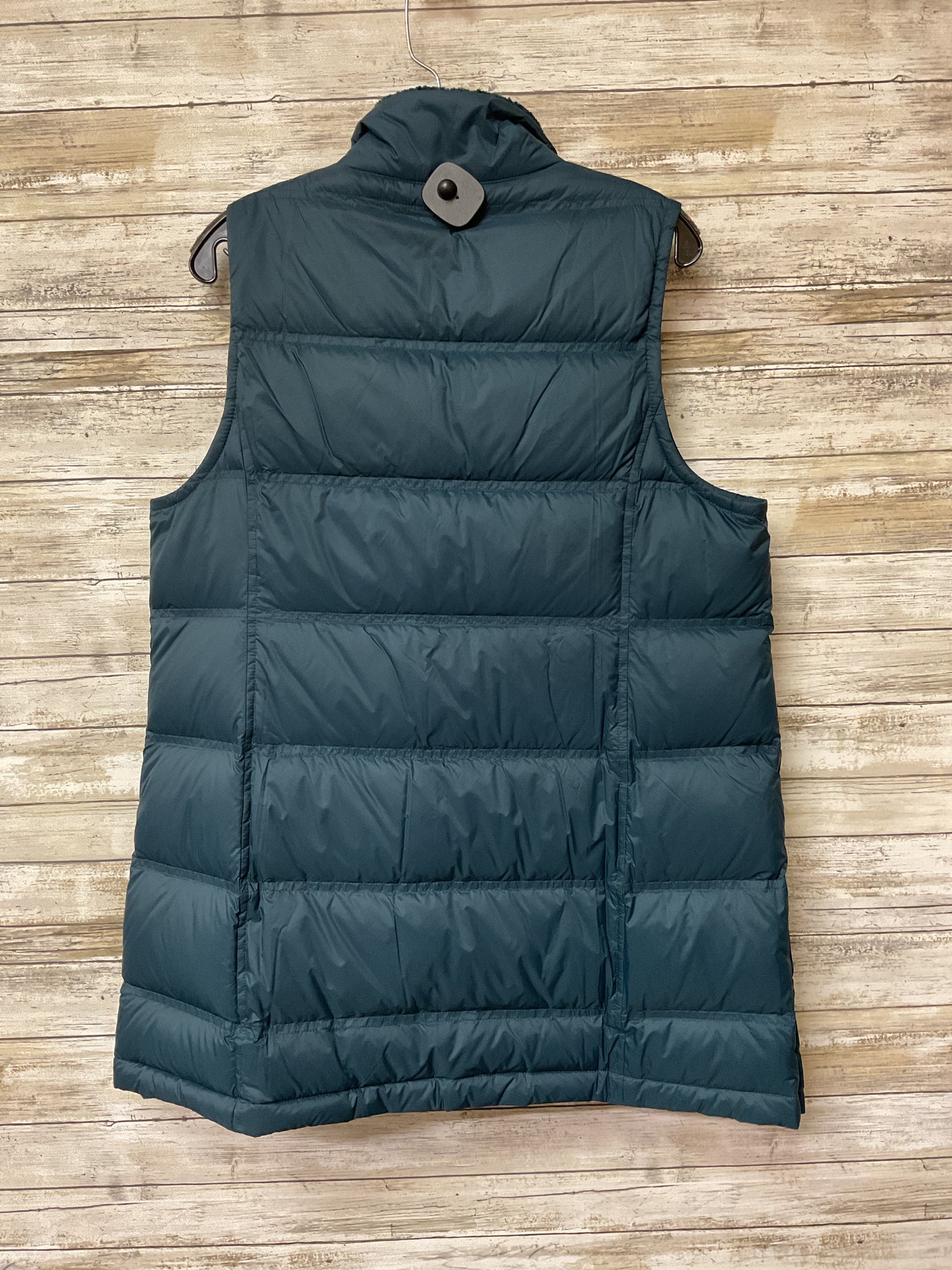 Vest Puffer & Quilted By J. Jill In Teal, Size:L