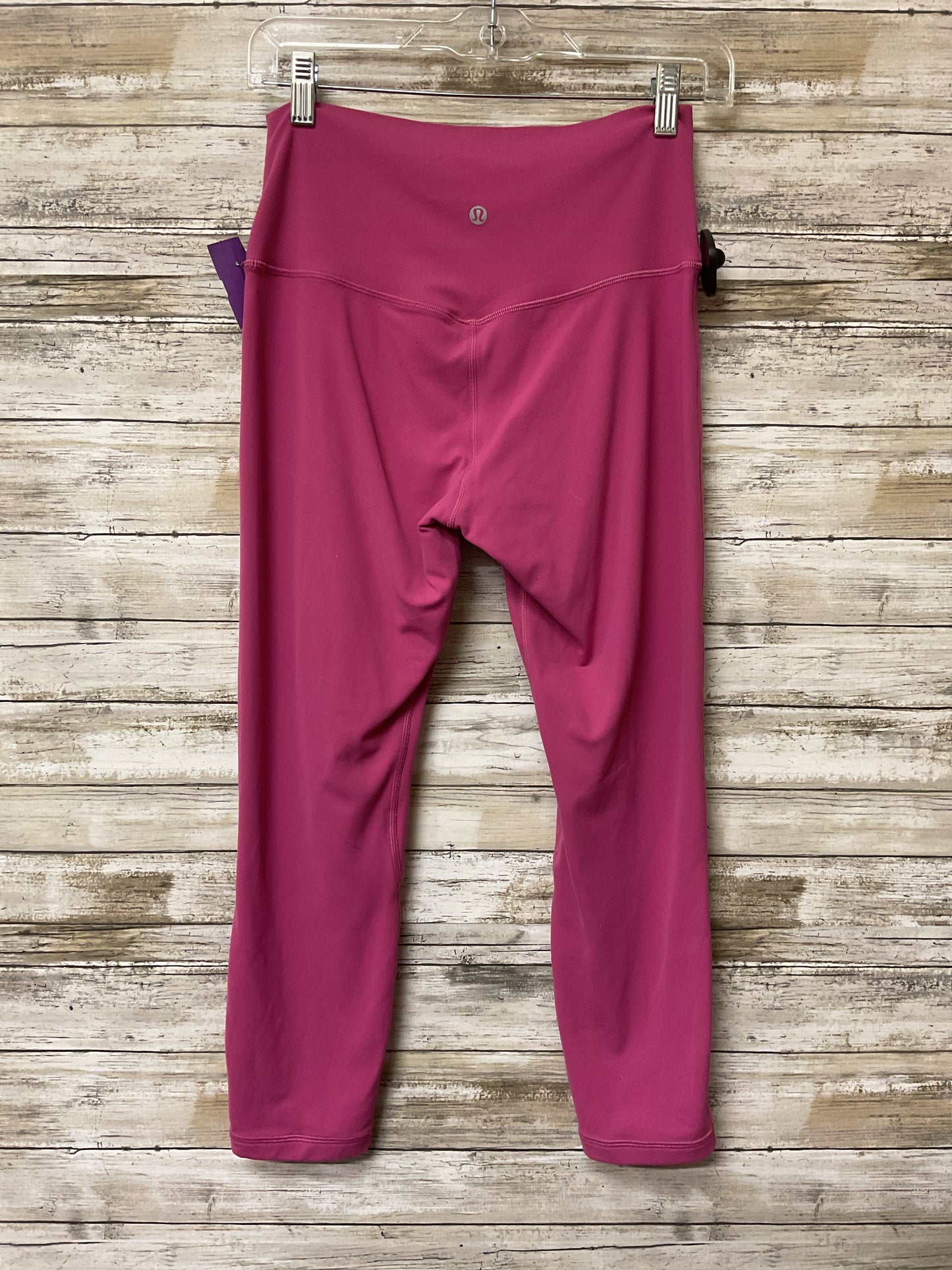 Athletic Leggings By Lululemon In Pink, Size:8