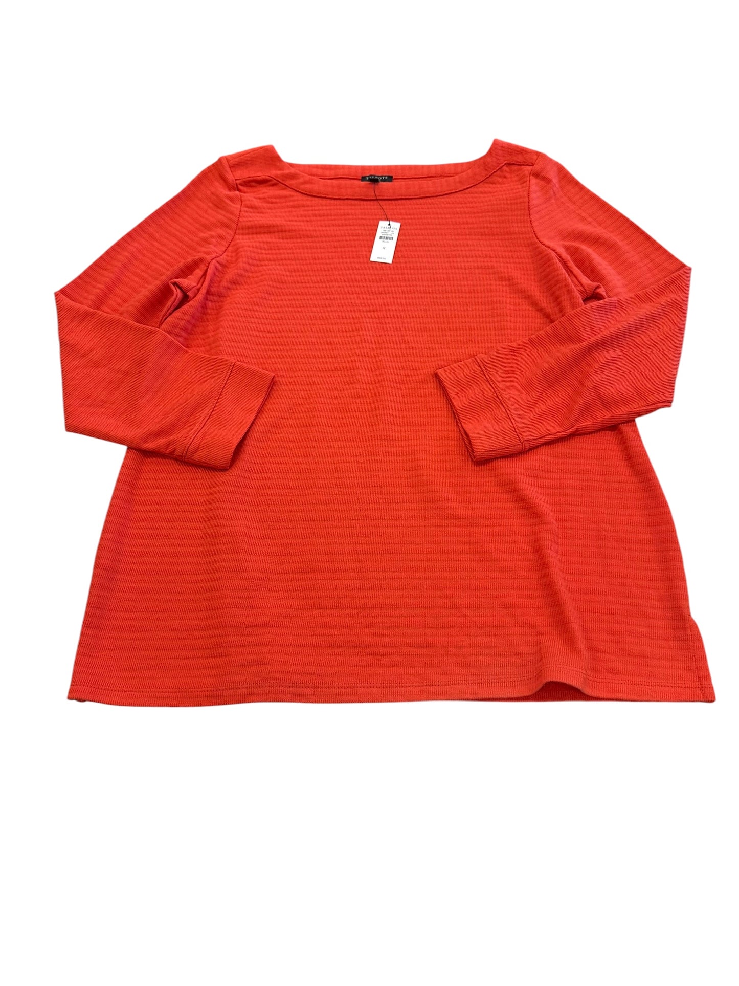 Top Ls By Talbots In Orange & Pink, Size:L