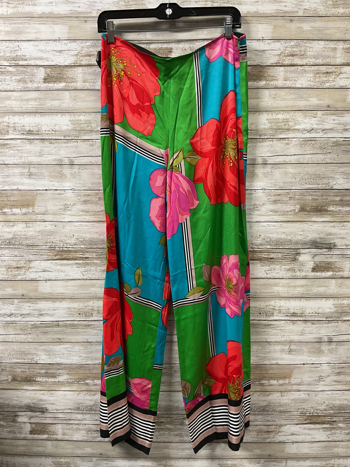 Pants Set 2Pc By Trina Turk In Floral Print, Size:M