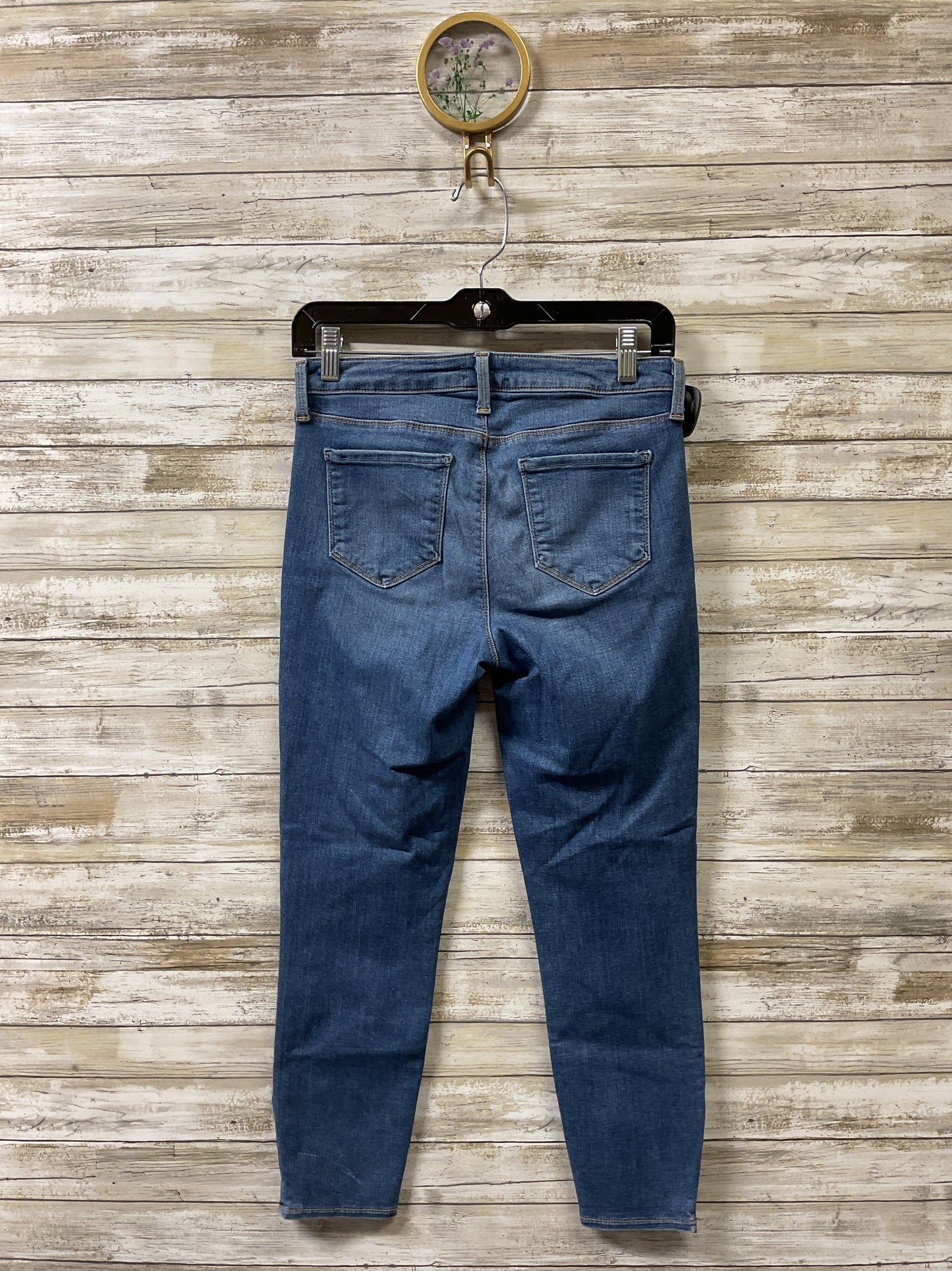 Jeans Skinny By L Agence In Blue Denim, Size:4