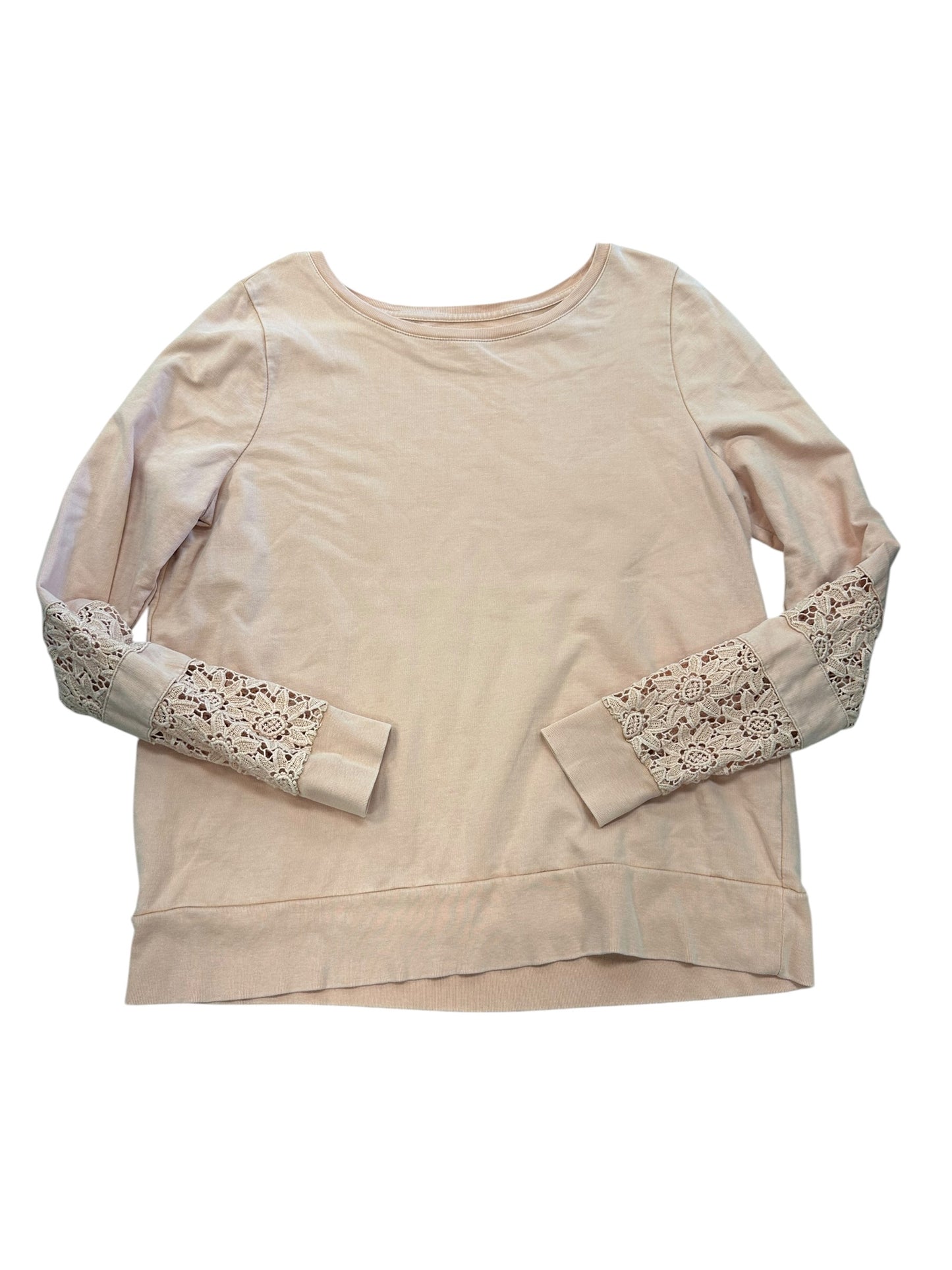 Sweatshirt Crewneck By Lucky Lotus In Pink, Size:L