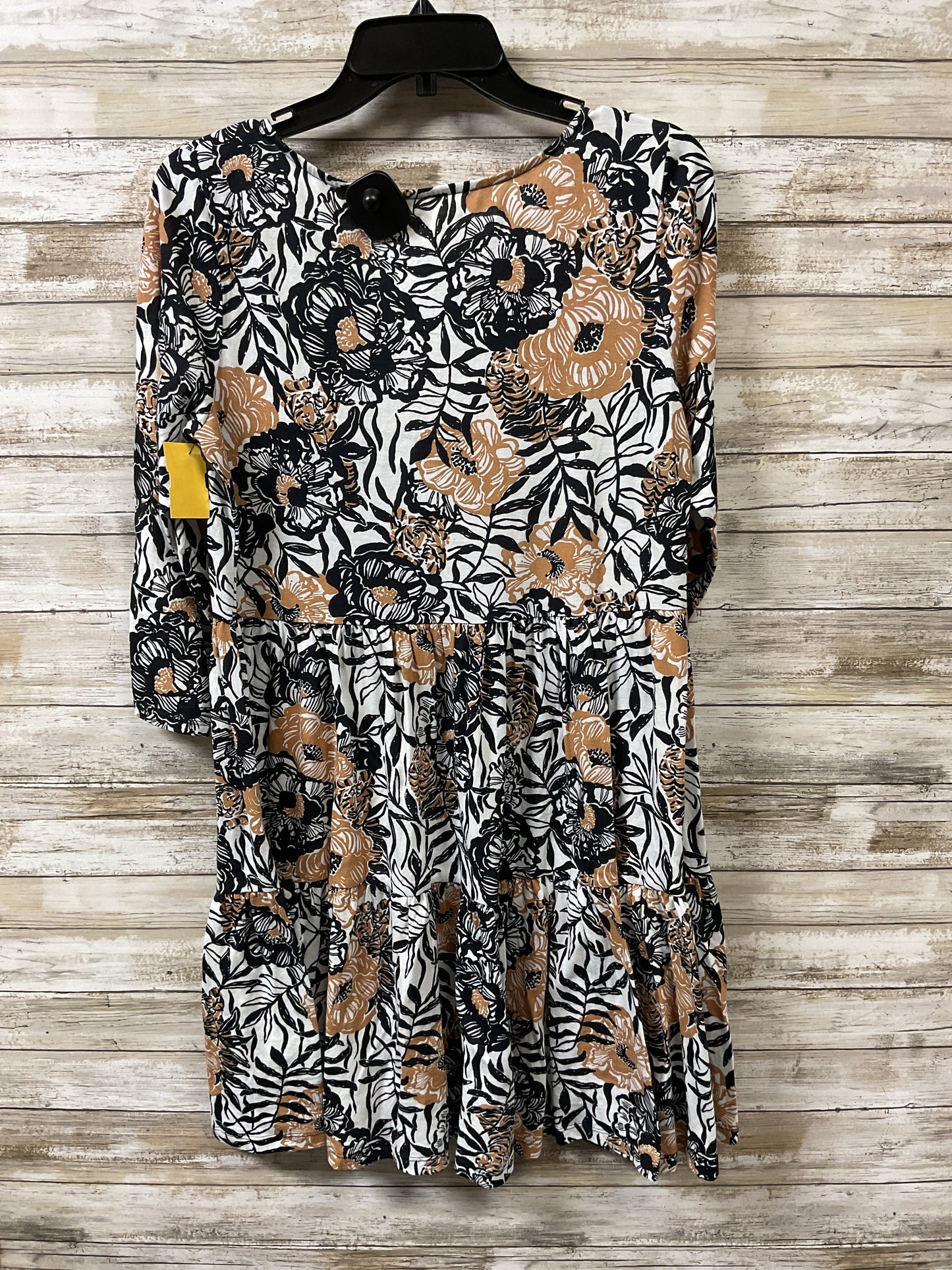 Dress Designer By Lilly Pulitzer In Black & Tan, Size:M