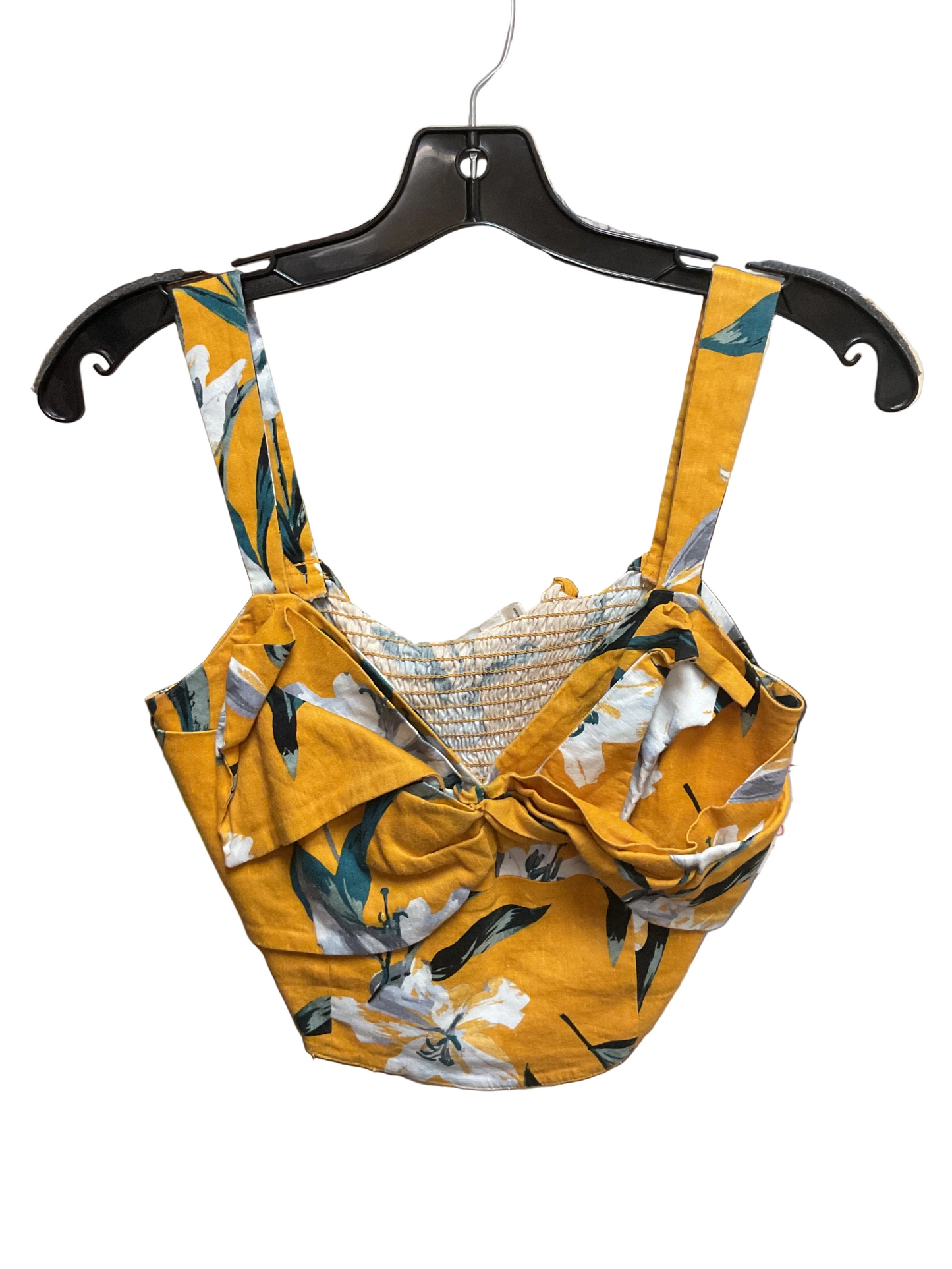 Top Sleeveless By Leith In Gold, Size:Xs