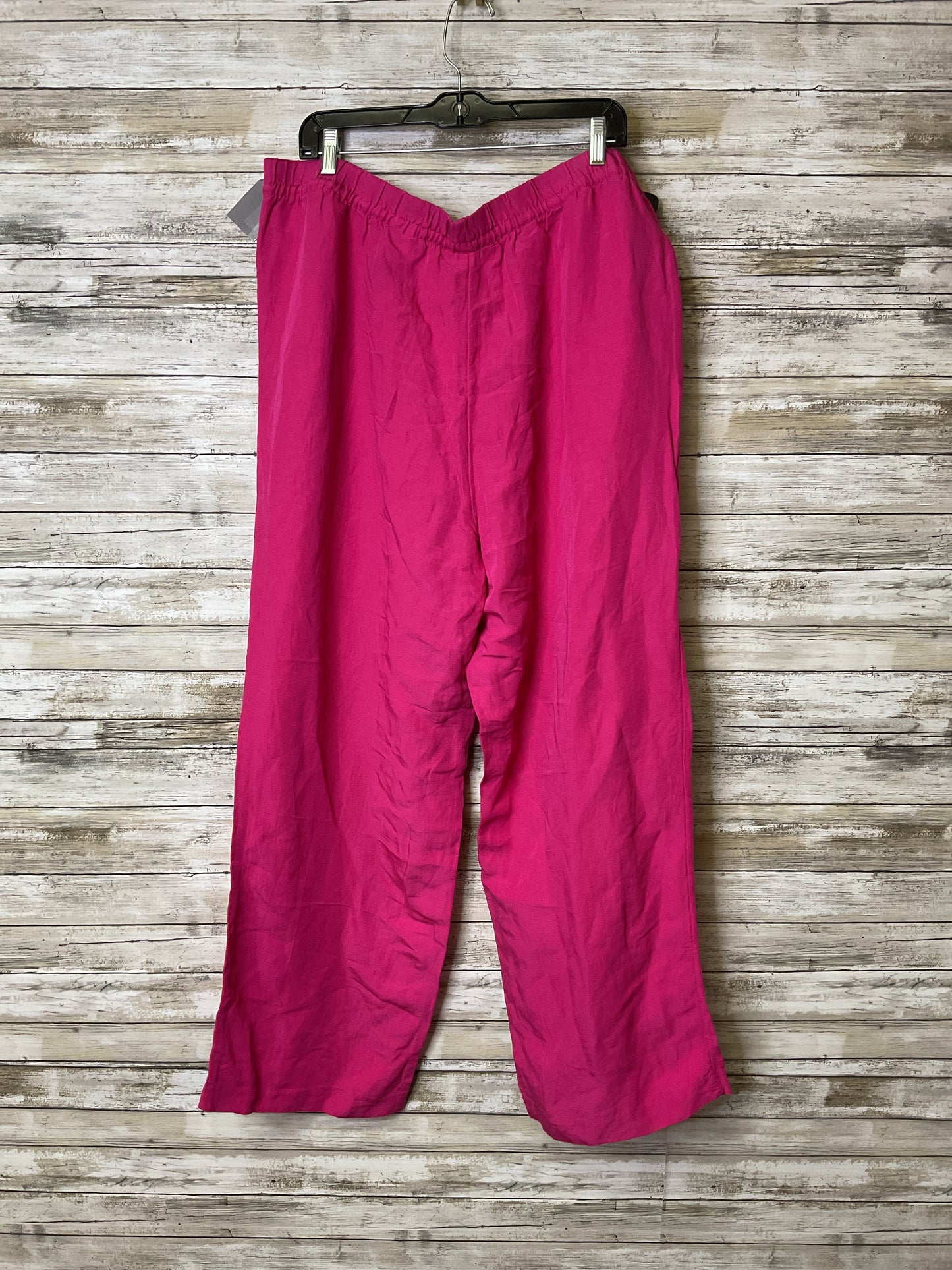 Pants Wide Leg By H&M In Pink, Size:Xl