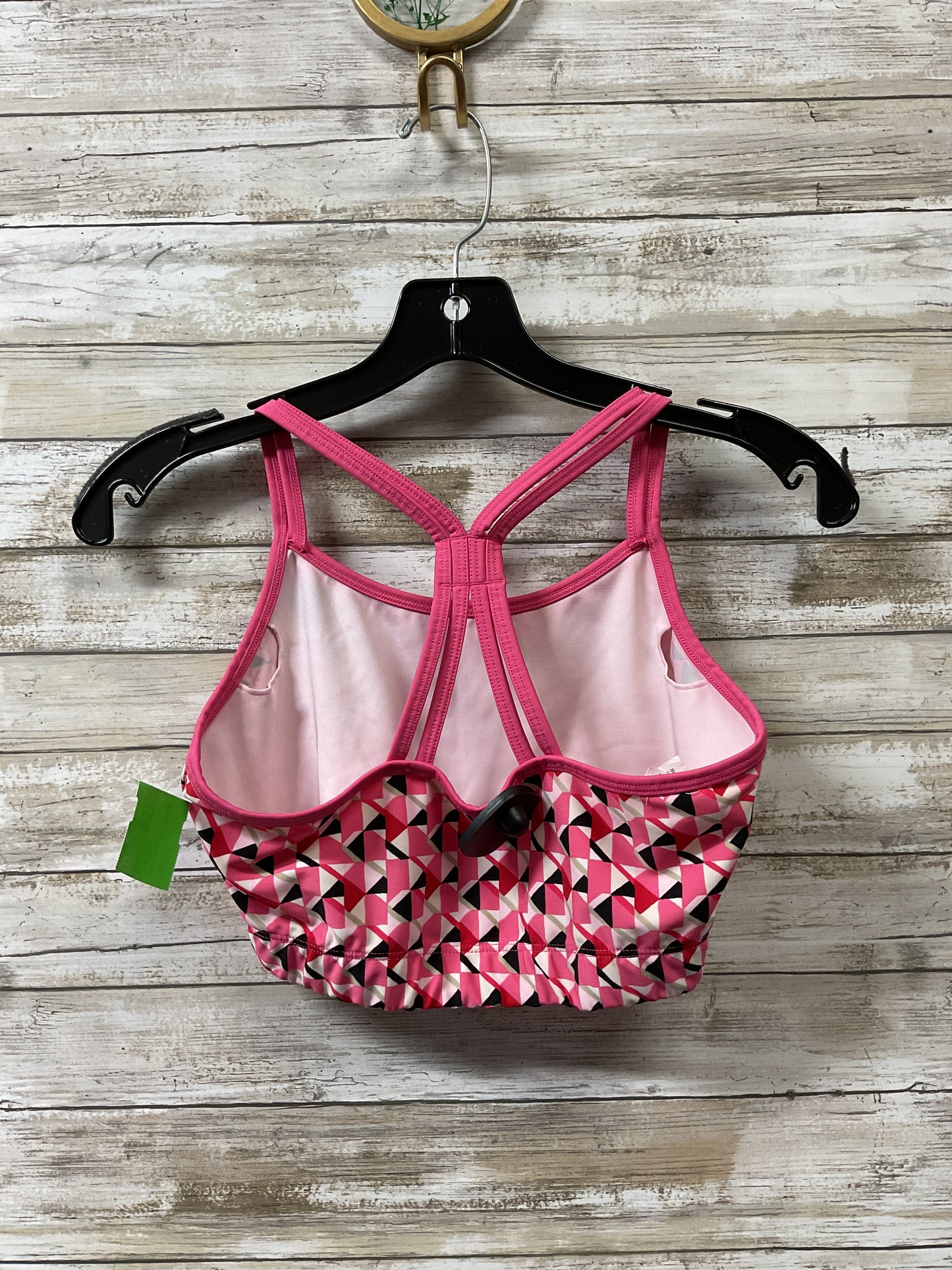Athletic Bra By Tommy Hilfiger In Pink & Red, Size:S