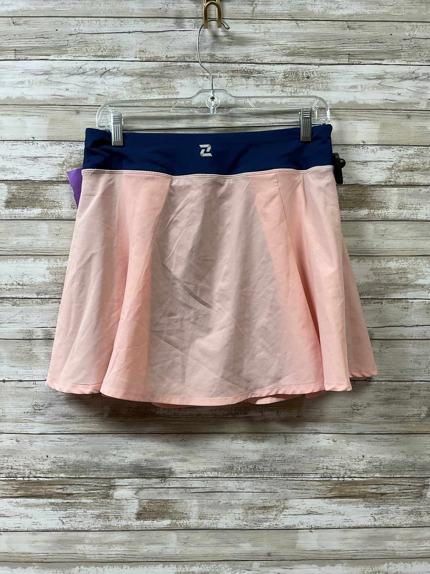 Athletic Skort By Zelos In Blue & Pink, Size:M