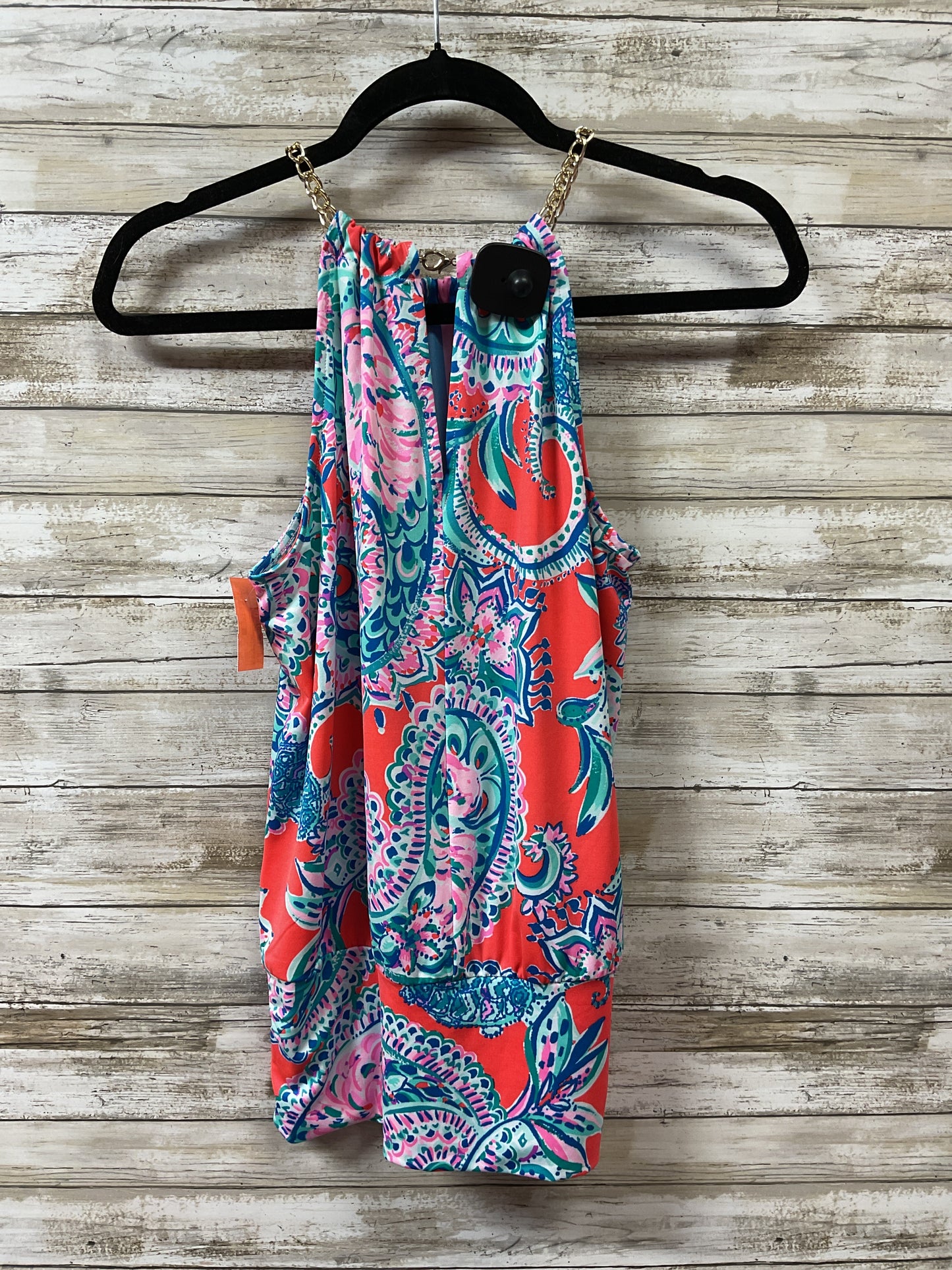 Top Sleeveless Designer By Lilly Pulitzer In Multi, Size:Xs