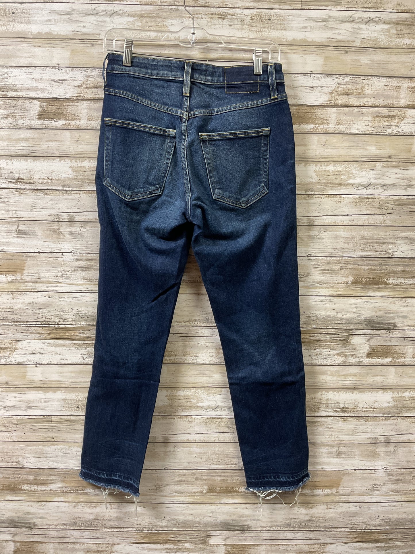 Jeans Straight By Amo In Blue Denim, Size:4