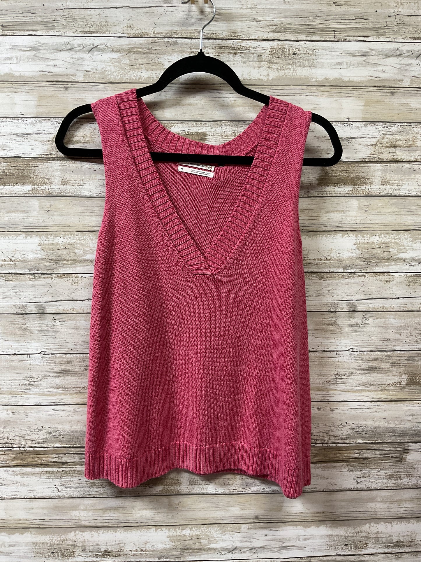 Top Sleeveless By Anthropologie In Pink, Size:Xs