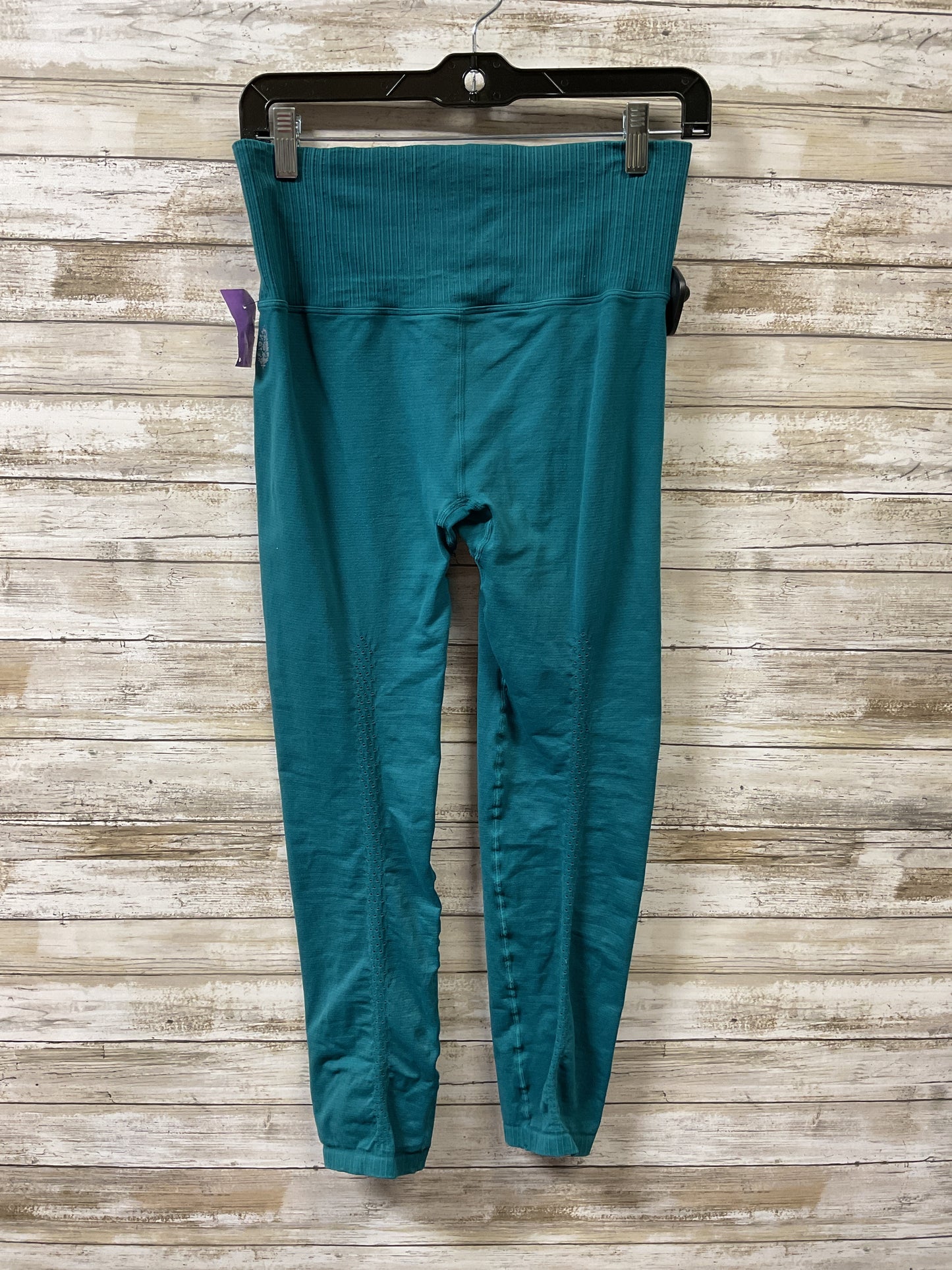Athletic Leggings By Free People In Teal, Size:M