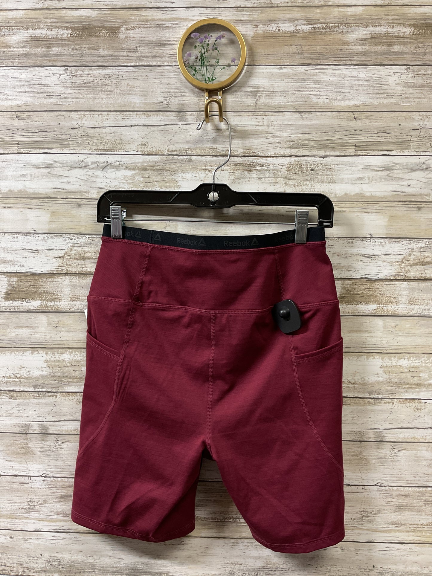 Athletic Shorts By Reebok In Maroon, Size:M