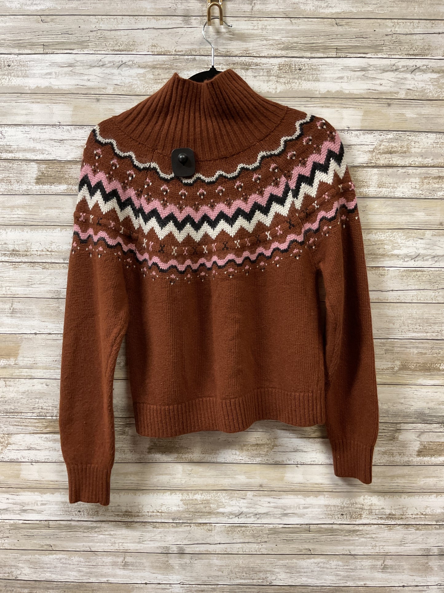 Sweater By Cma In Brown & Pink, Size:Xs