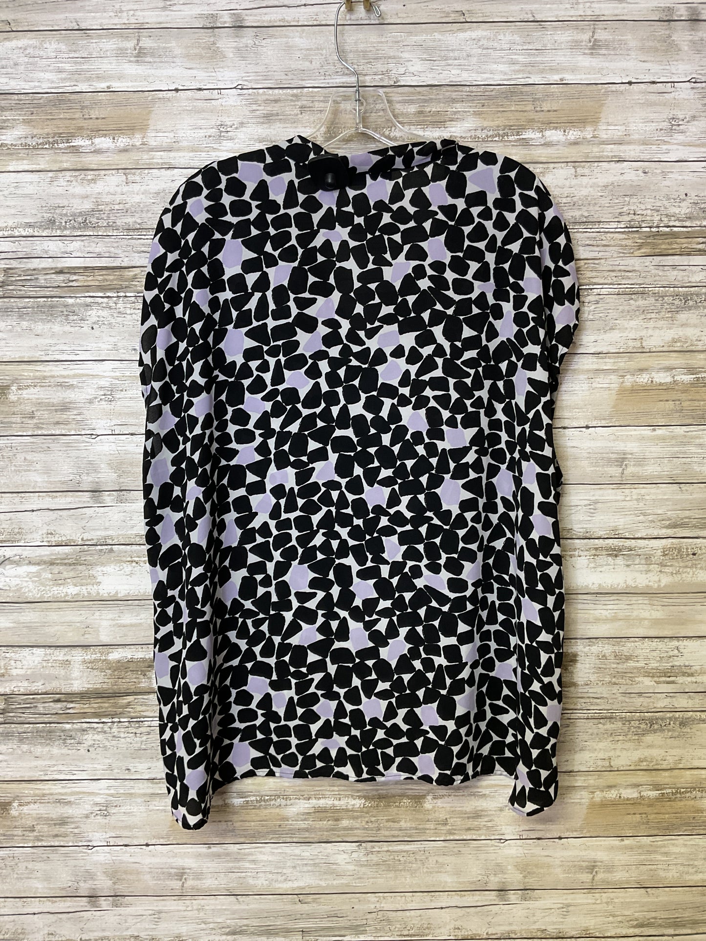 Top Ss By Nine West In Black & Purple, Size:3X