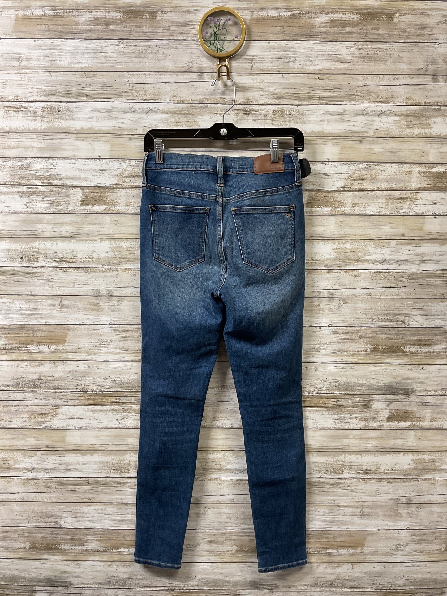 Jeans Skinny By Madewell In Blue Denim, Size:0