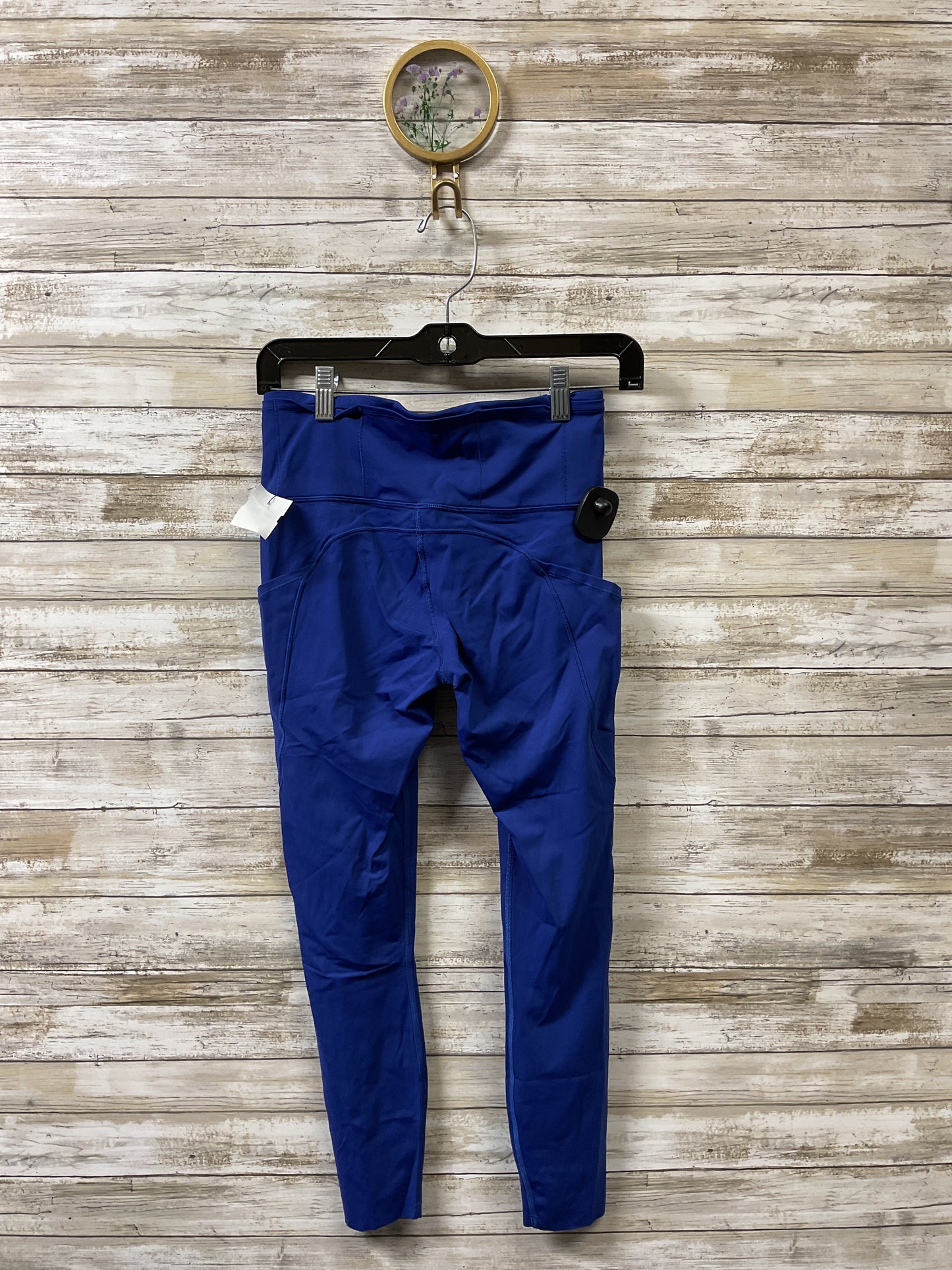 Athletic Leggings By Lululemon In Blue, Size:6
