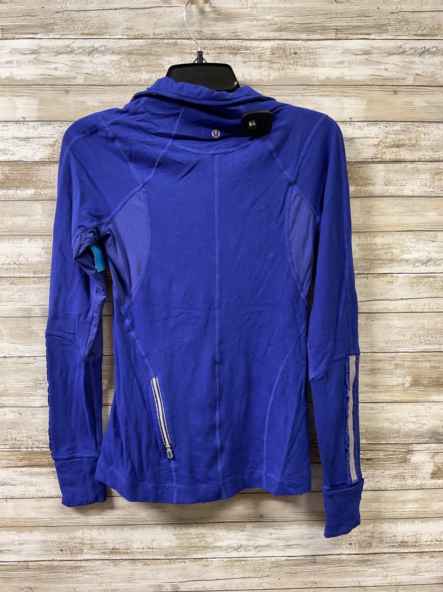 Athletic Jacket By Lululemon In Purple, Size:S