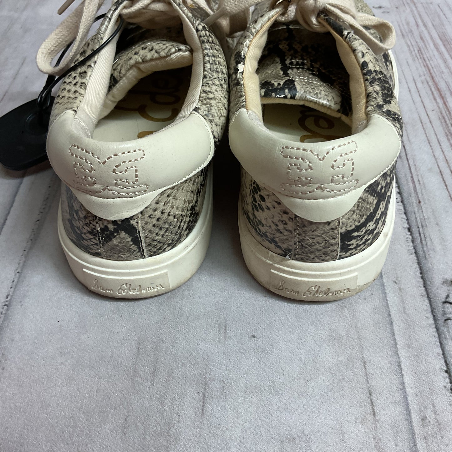 Shoes Flats By Sam Edelman In Snakeskin Print, Size:9