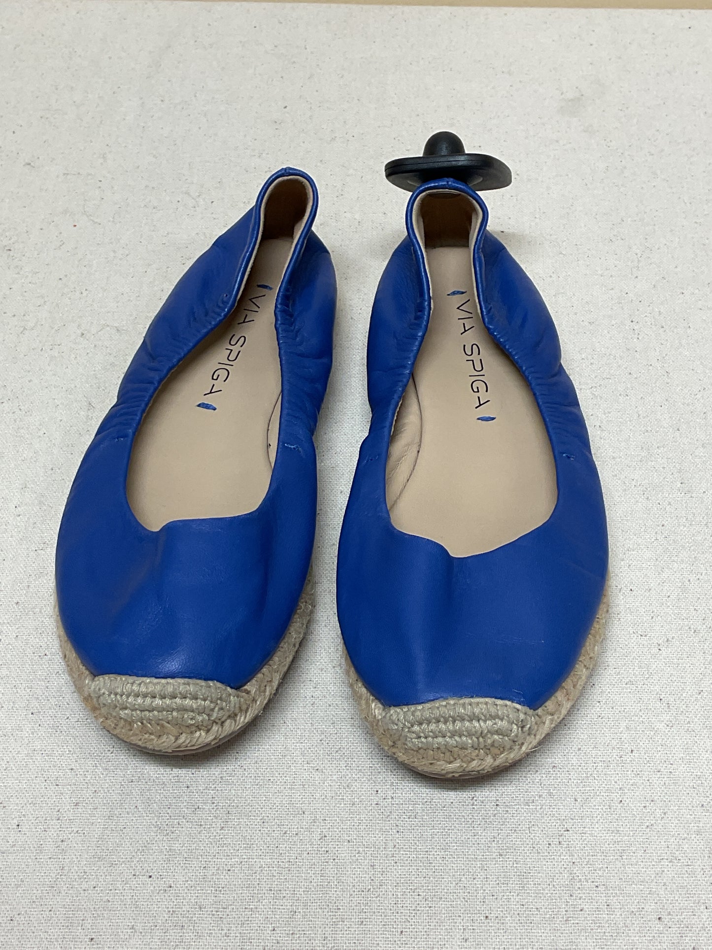 Shoes Flats By Via Spiga In Blue & Brown, Size:5