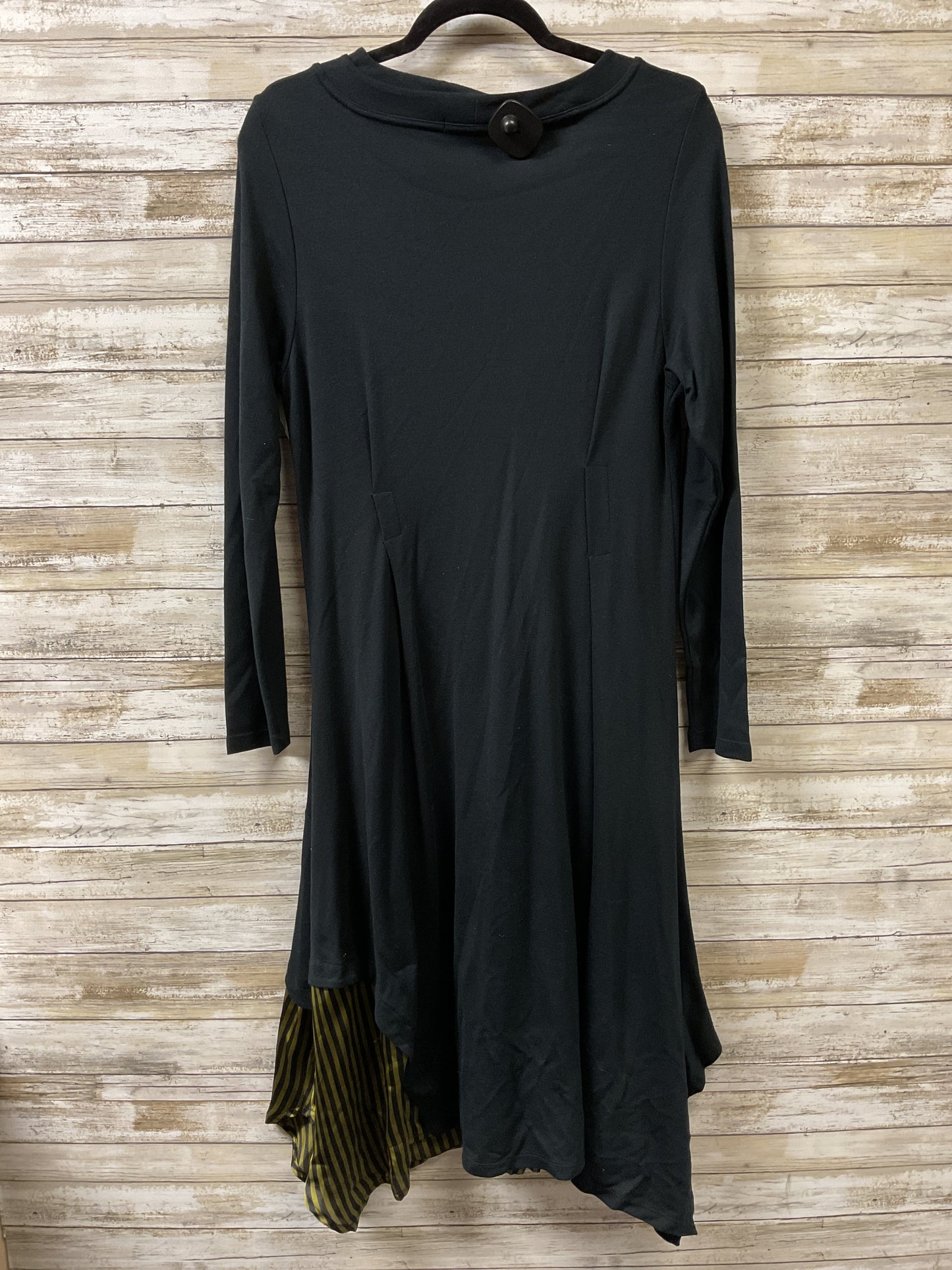 Dress Casual Maxi By Cma In Black & Green, Size:10