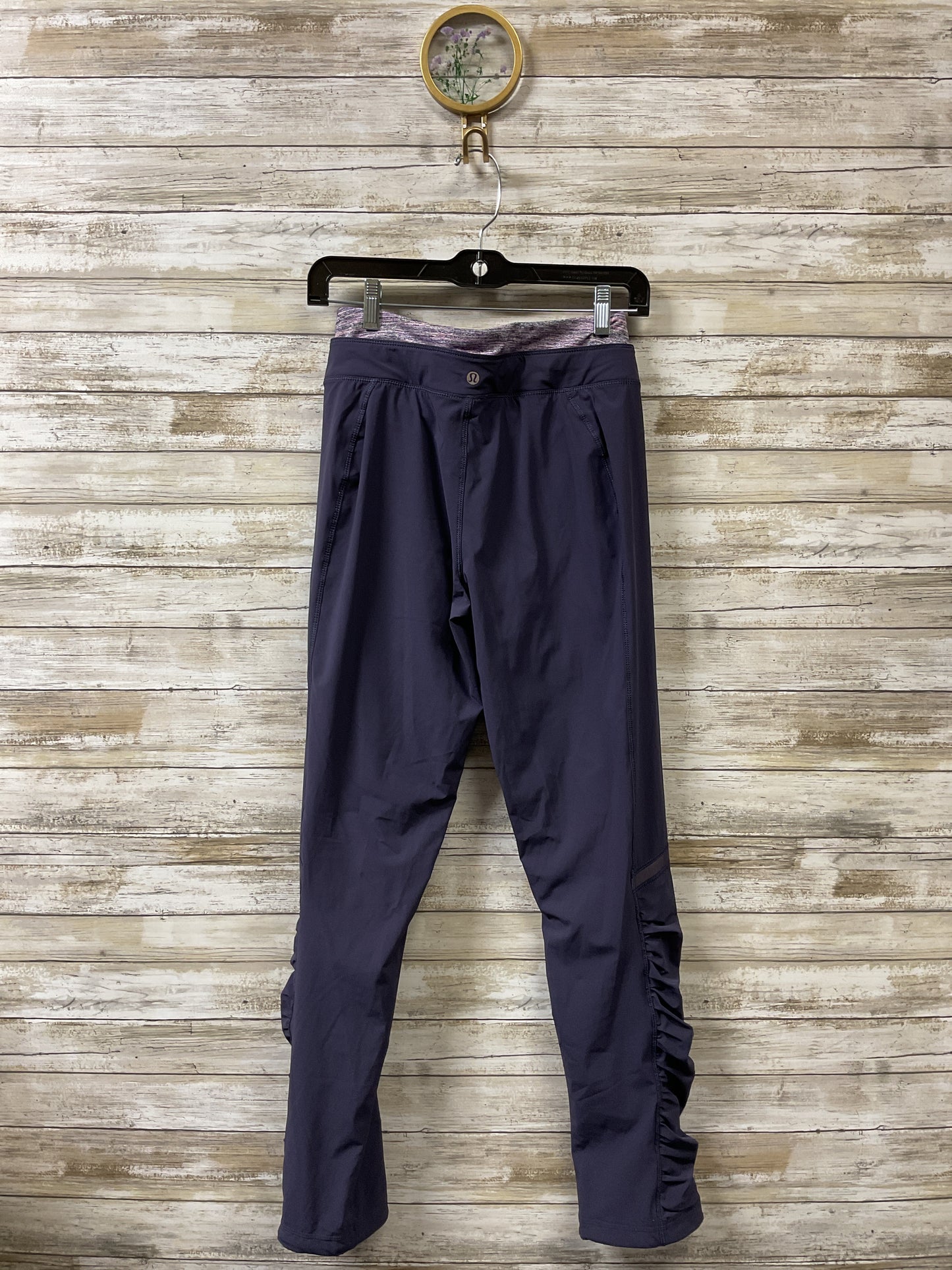 Athletic Pants By Lululemon In Purple, Size:4