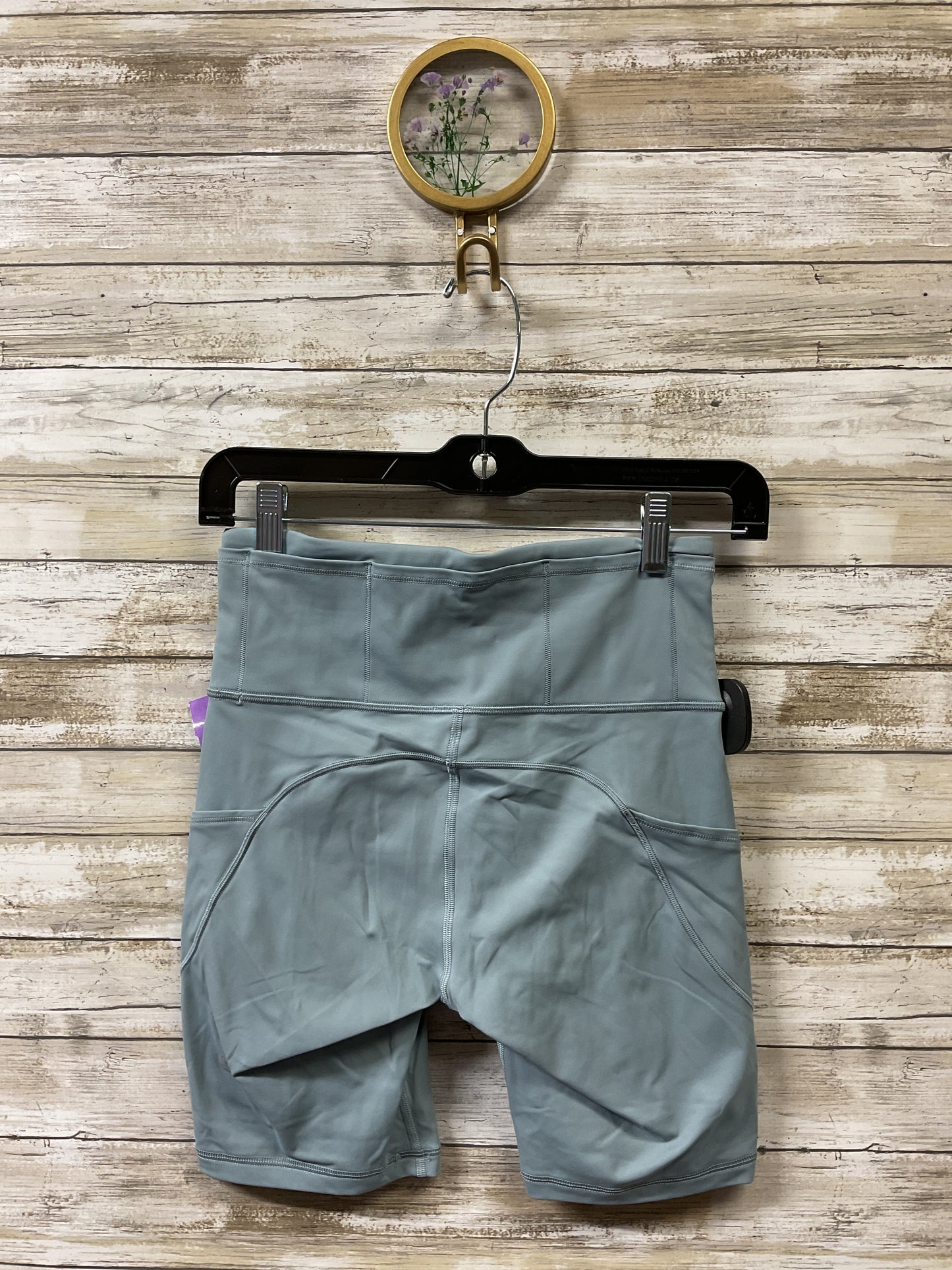 Athletic Shorts By Lululemon In Blue, Size:4