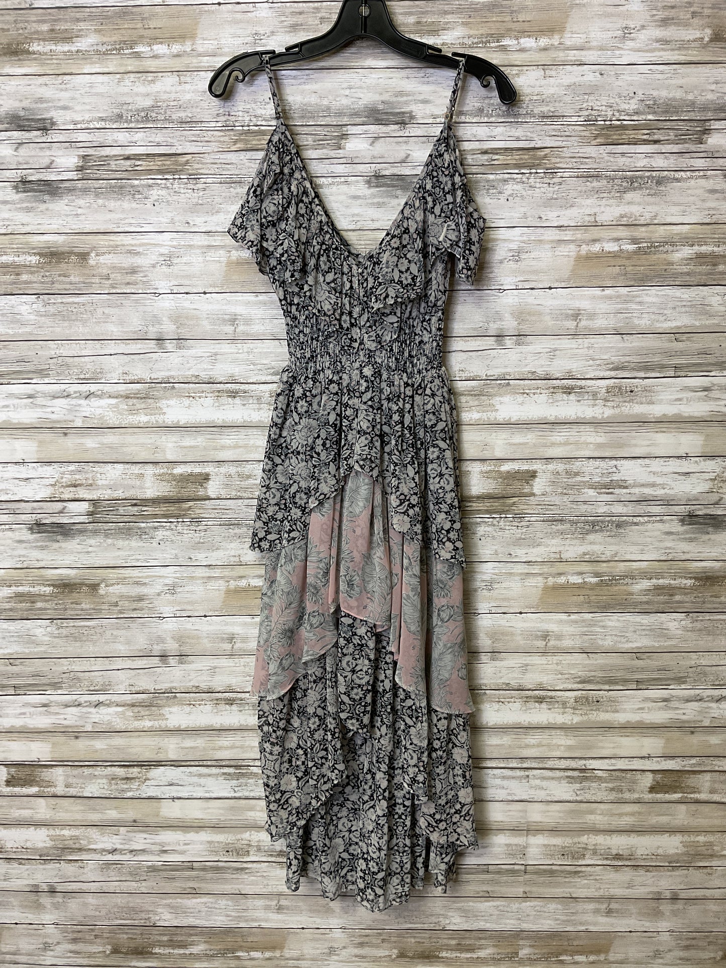 Dress Casual Midi By Cma In Black & Grey, Size:Xs