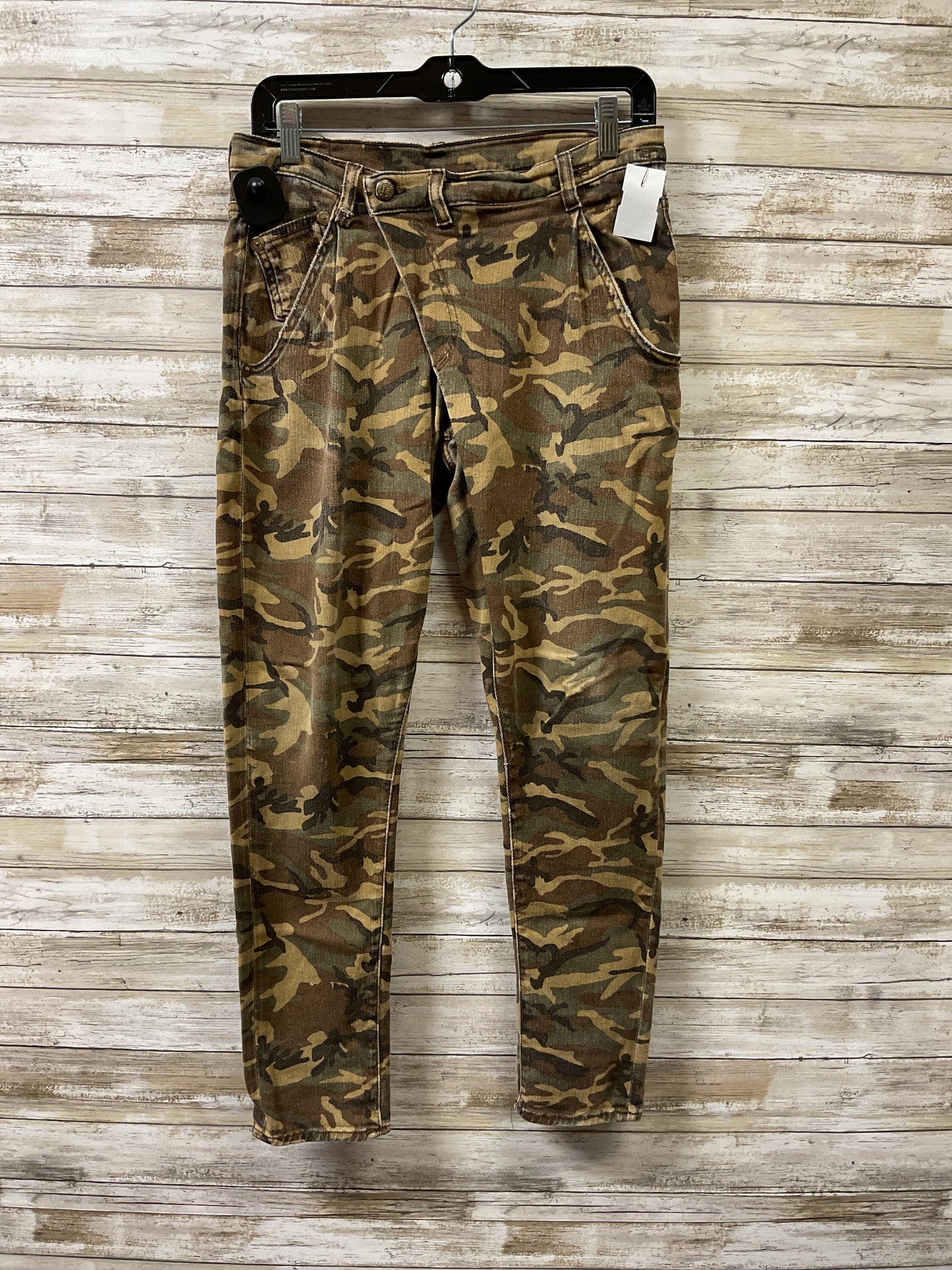 Jeans Straight By Cmb In Camouflage Print, Size:0