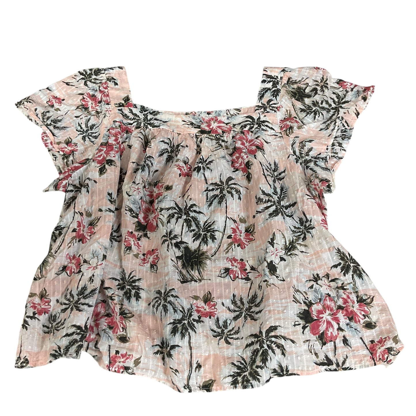 Top Ss By Torrid In Floral Print, Size:4X