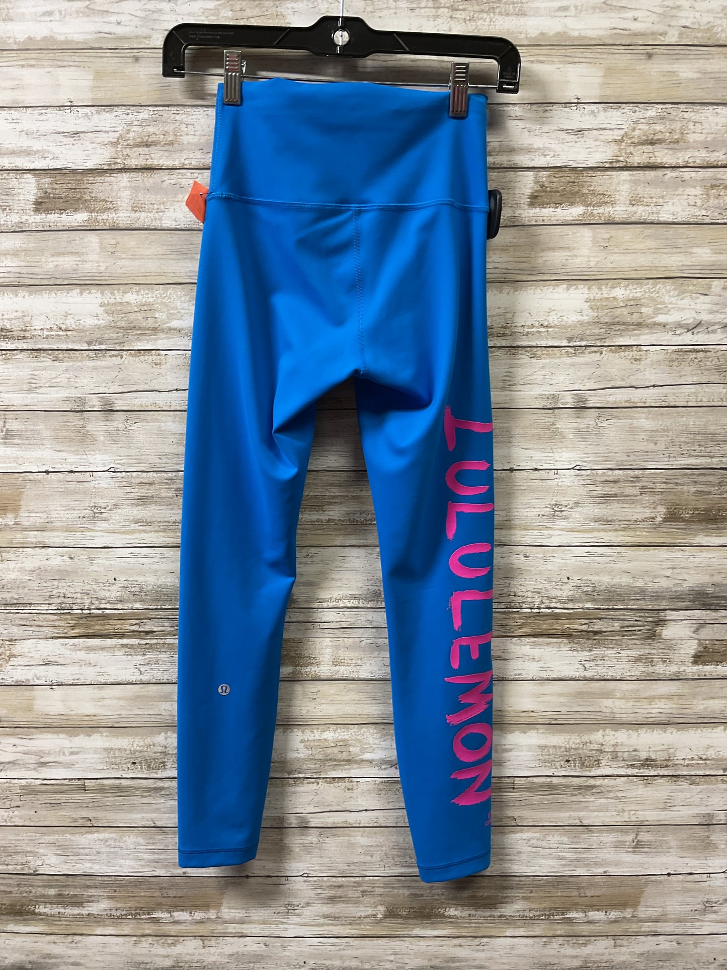 Athletic Leggings By Lululemon In Blue, Size:4