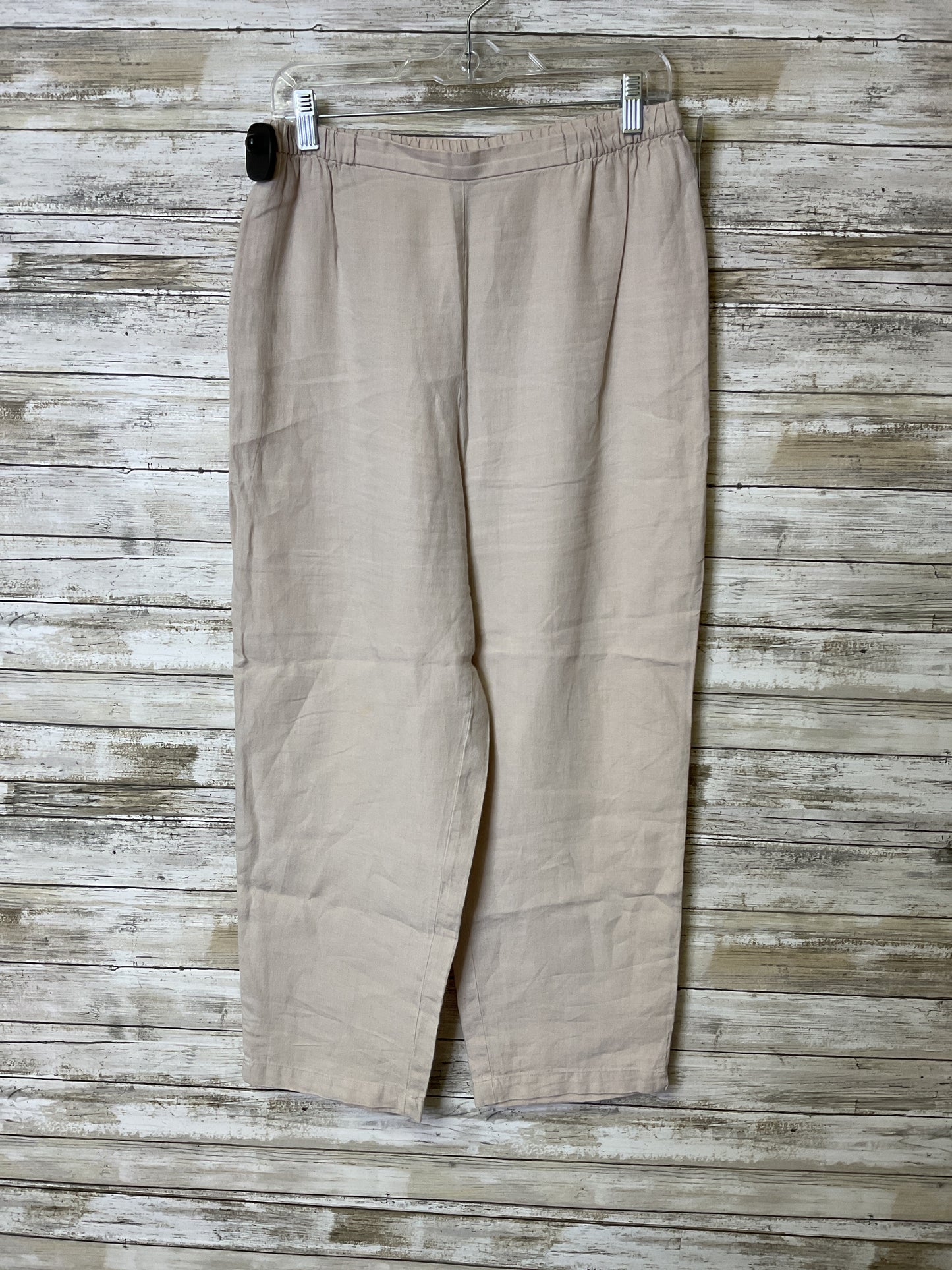 Pants Linen By Eileen Fisher In Tan, Size:M