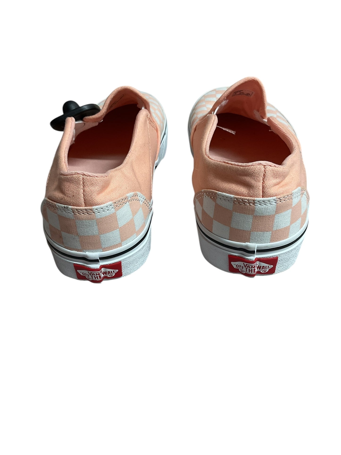 Shoes Flats By Vans In Peach, Size:10