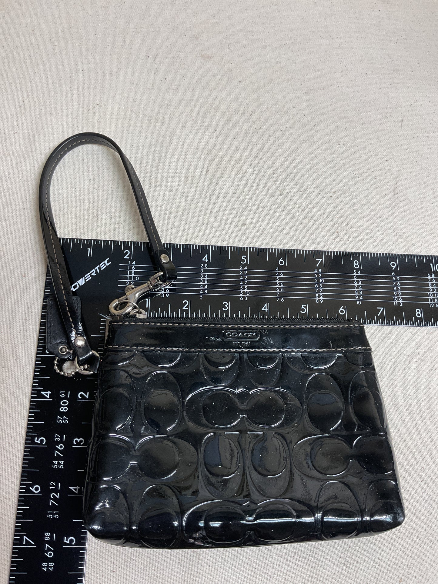 Wristlet Designer By Coach In Black, Size:Small