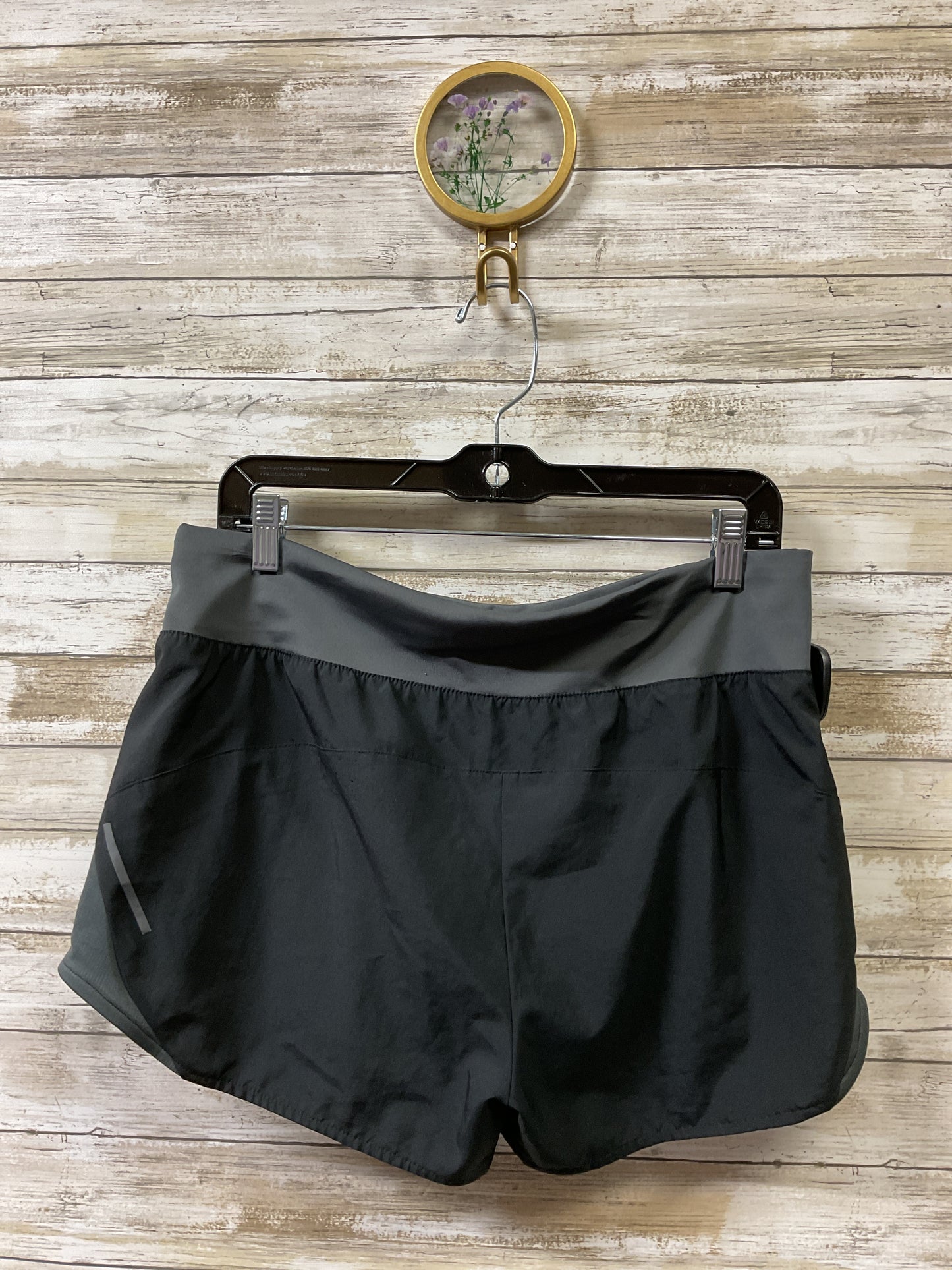 Athletic Shorts By Adidas In Black & Grey, Size:L