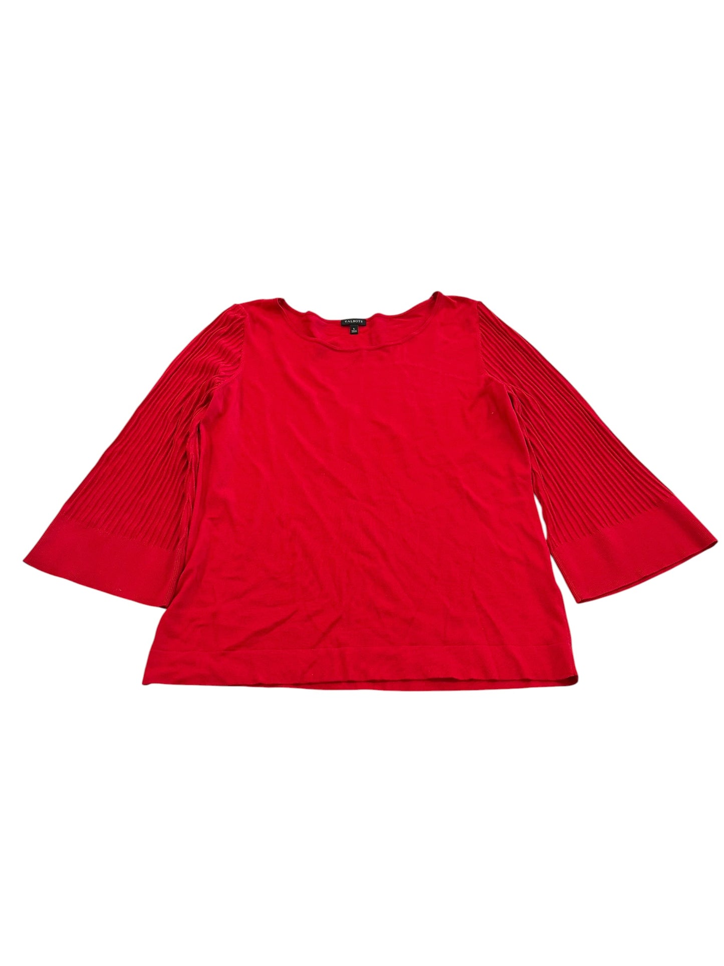 Top Ls By Talbots In Red, Size:L