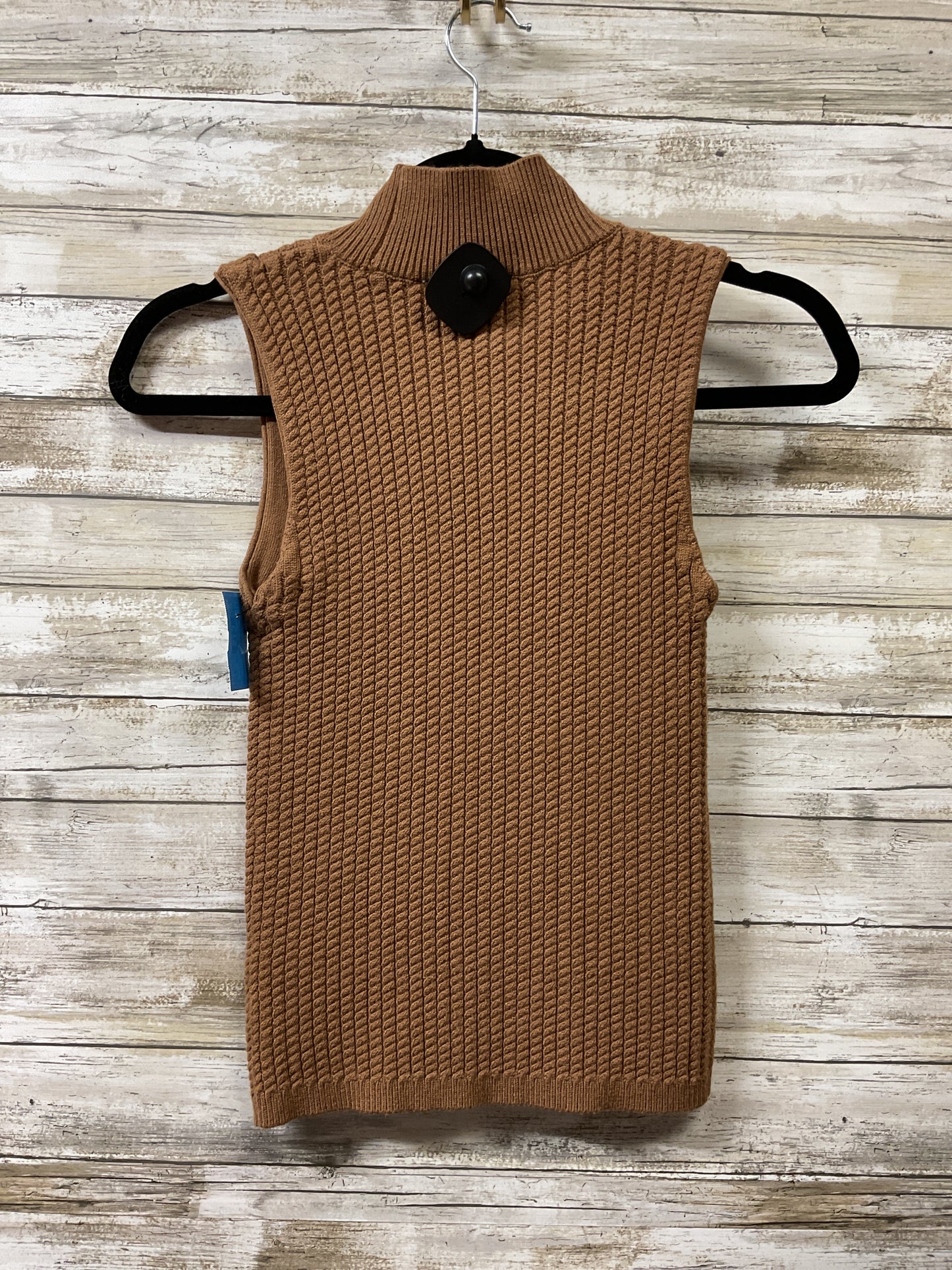 Top Sleeveless By Elie Tahari In Brown, Size:S