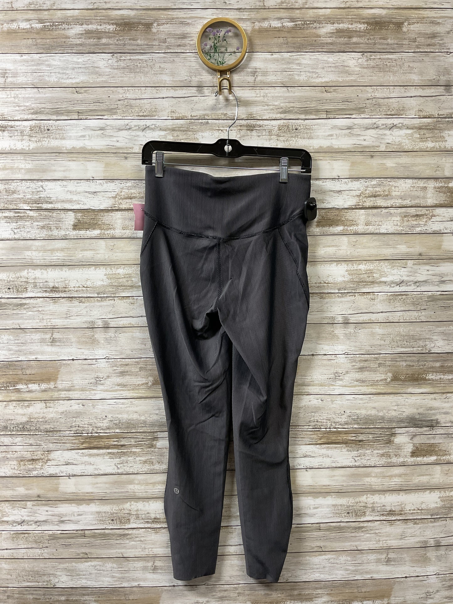 Athletic Leggings By Lululemon In Grey, Size:8
