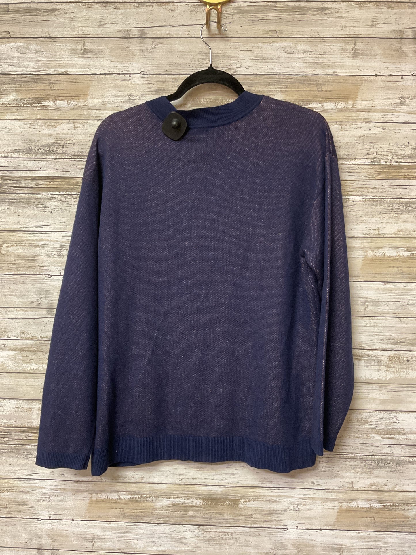 Sweater By Jones New York In Blue, Size:L