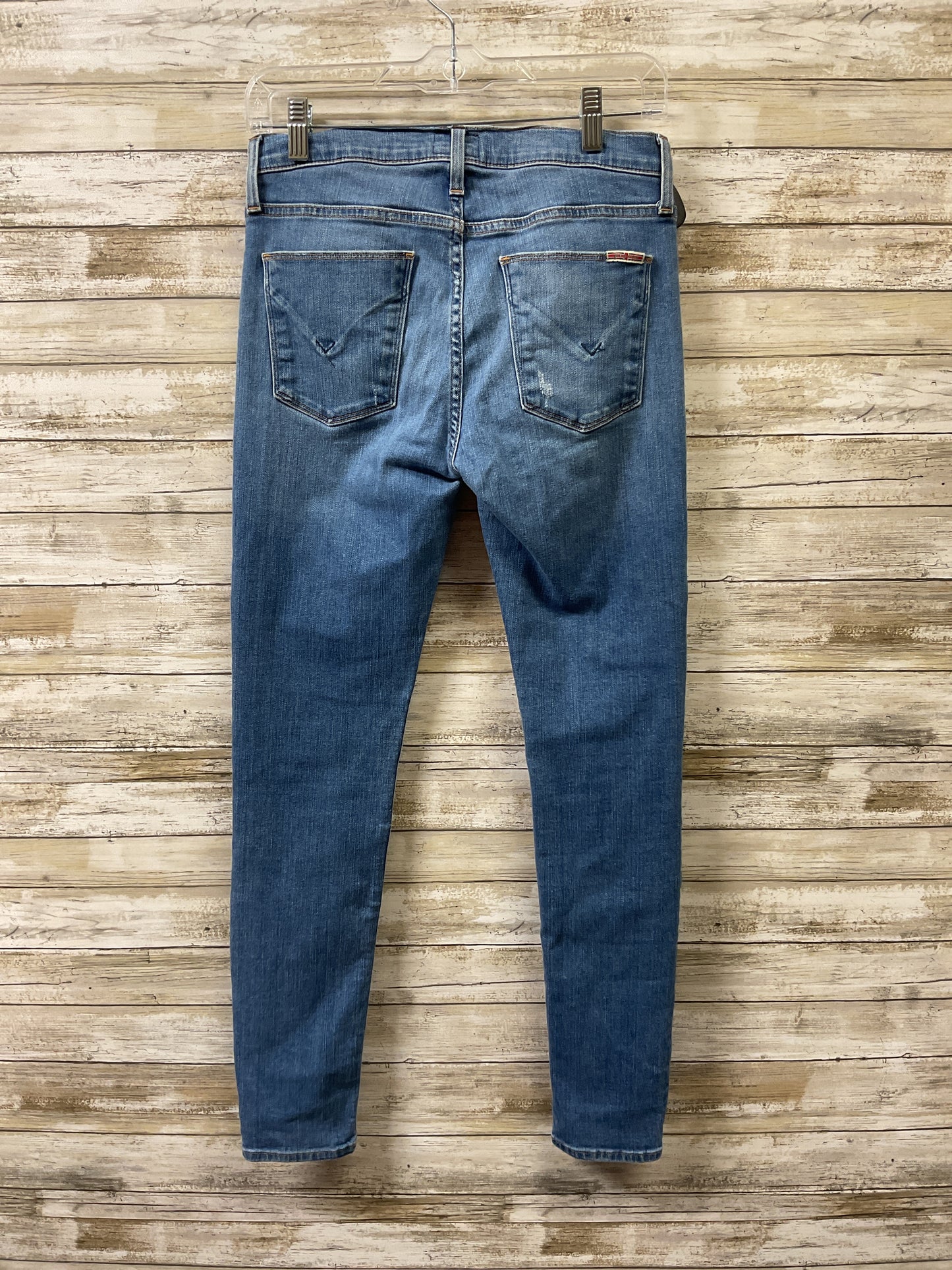 Jeans Skinny By Hudson In Blue Denim, Size:4
