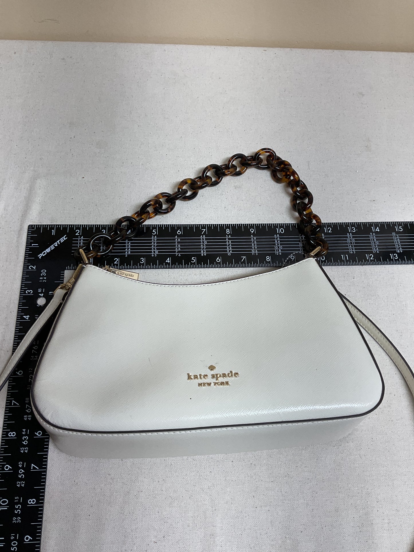 Crossbody Designer By Kate Spade In Cream, Size:Small