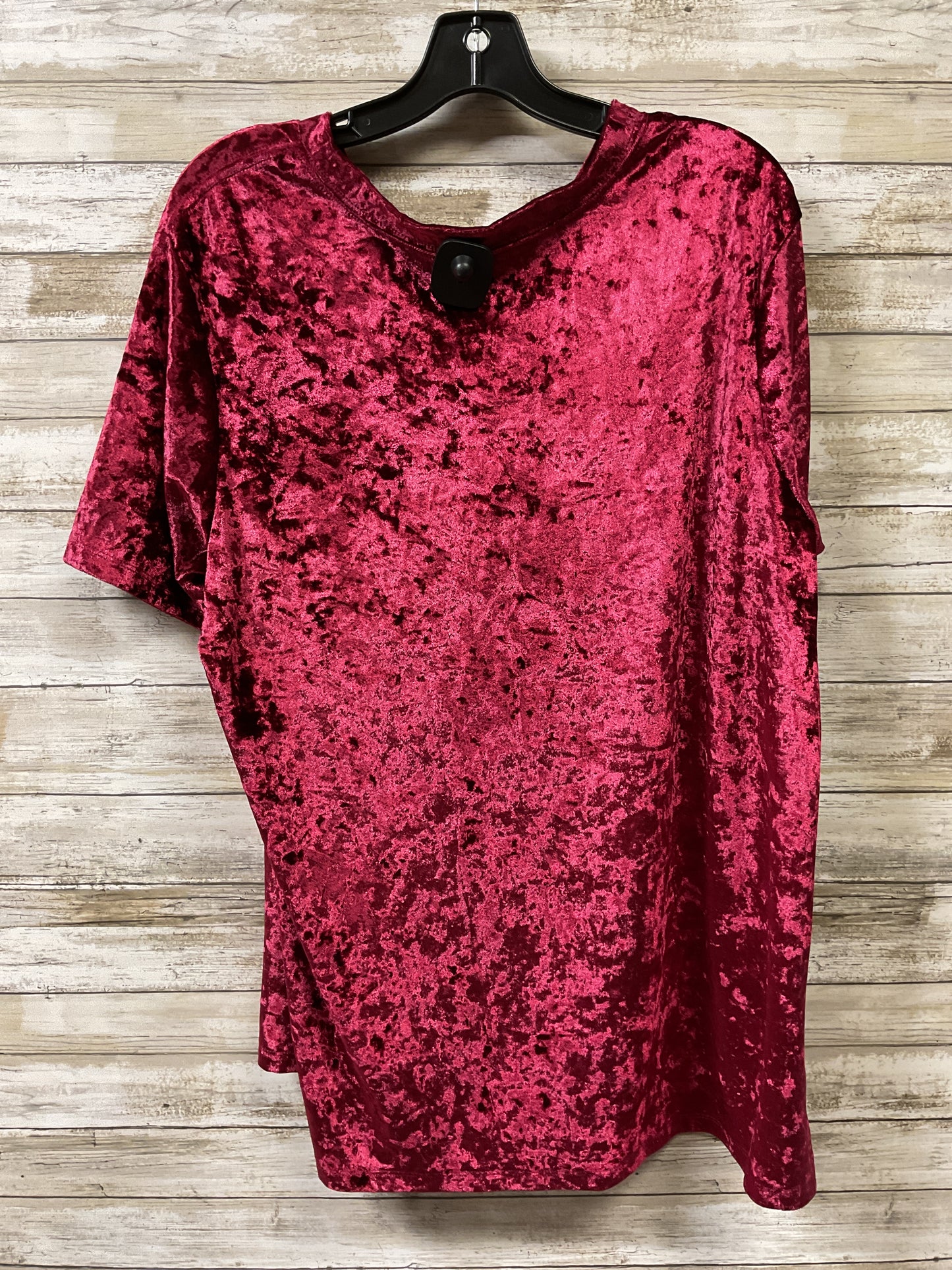 Top Ss By Clothes Mentor In Red, Size:Xl