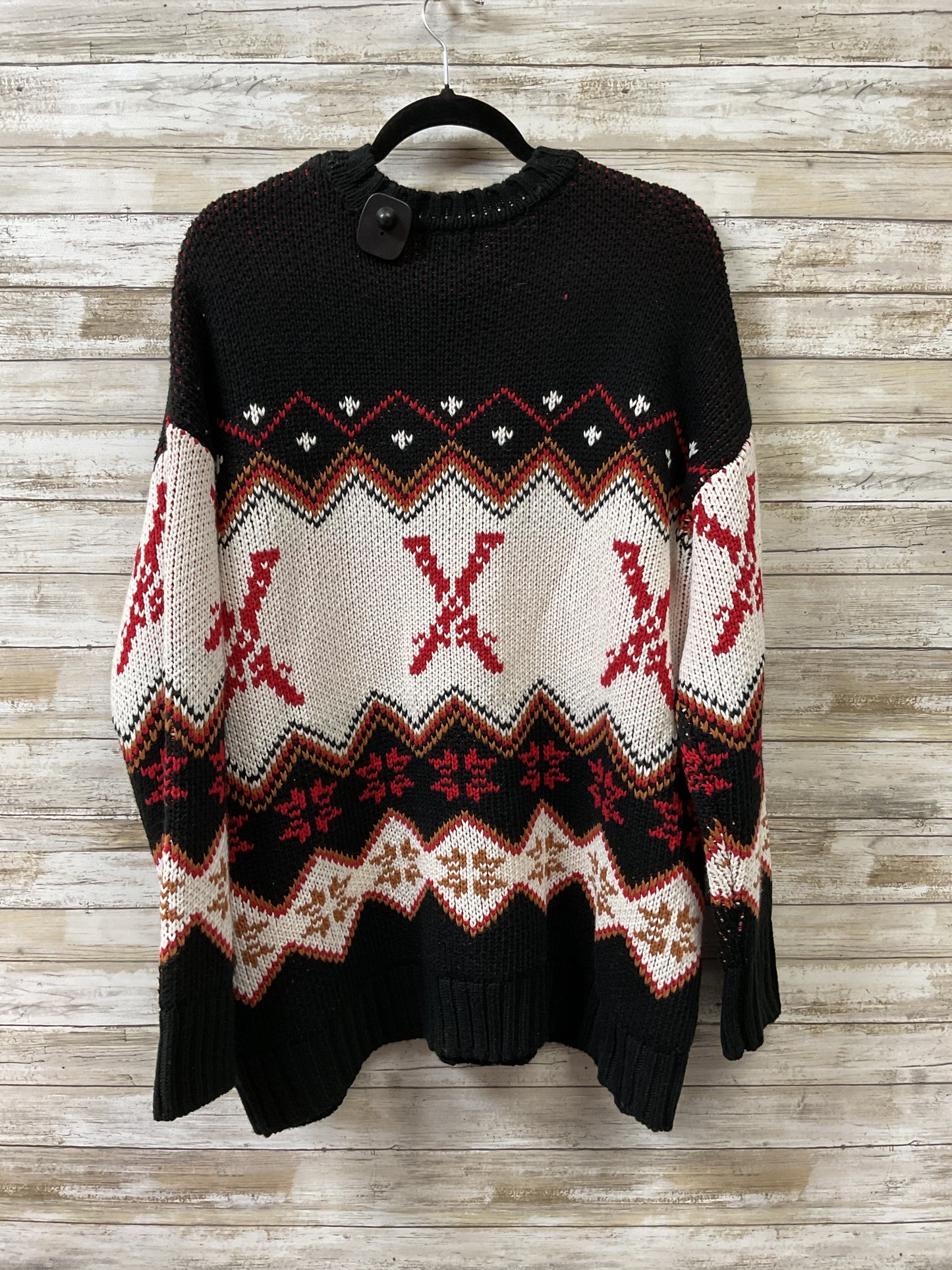 Sweater By Mumu In Black & White, Size:M