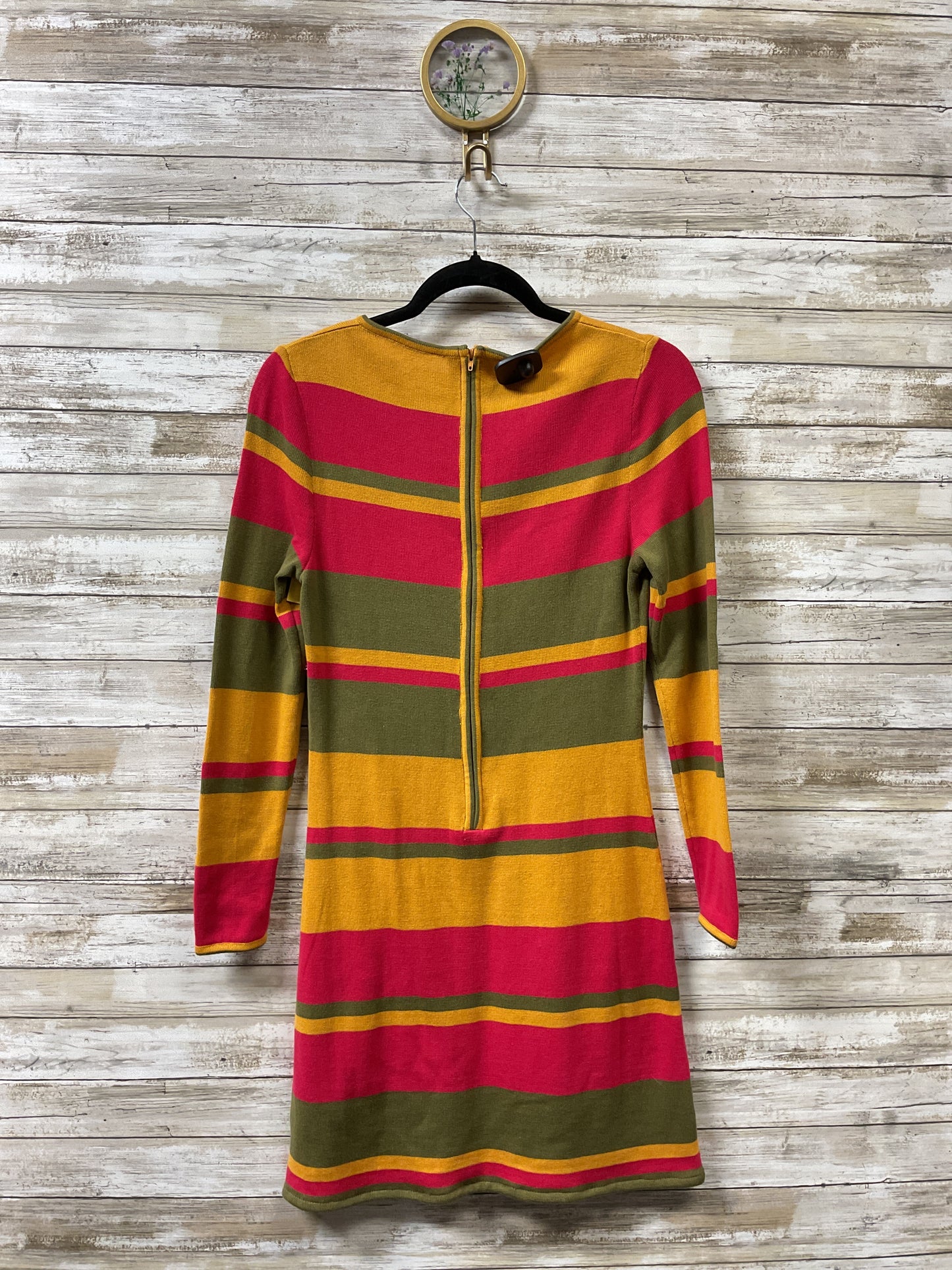 Dress Casual Midi By Clothes Mentor In Striped Pattern, Size:Xs