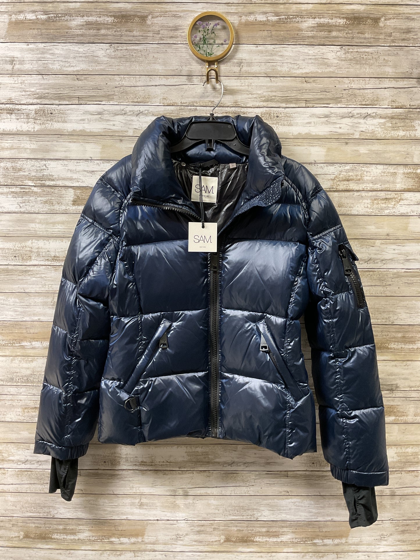 Coat Puffer & Quilted By Cma In Navy, Size:Xl