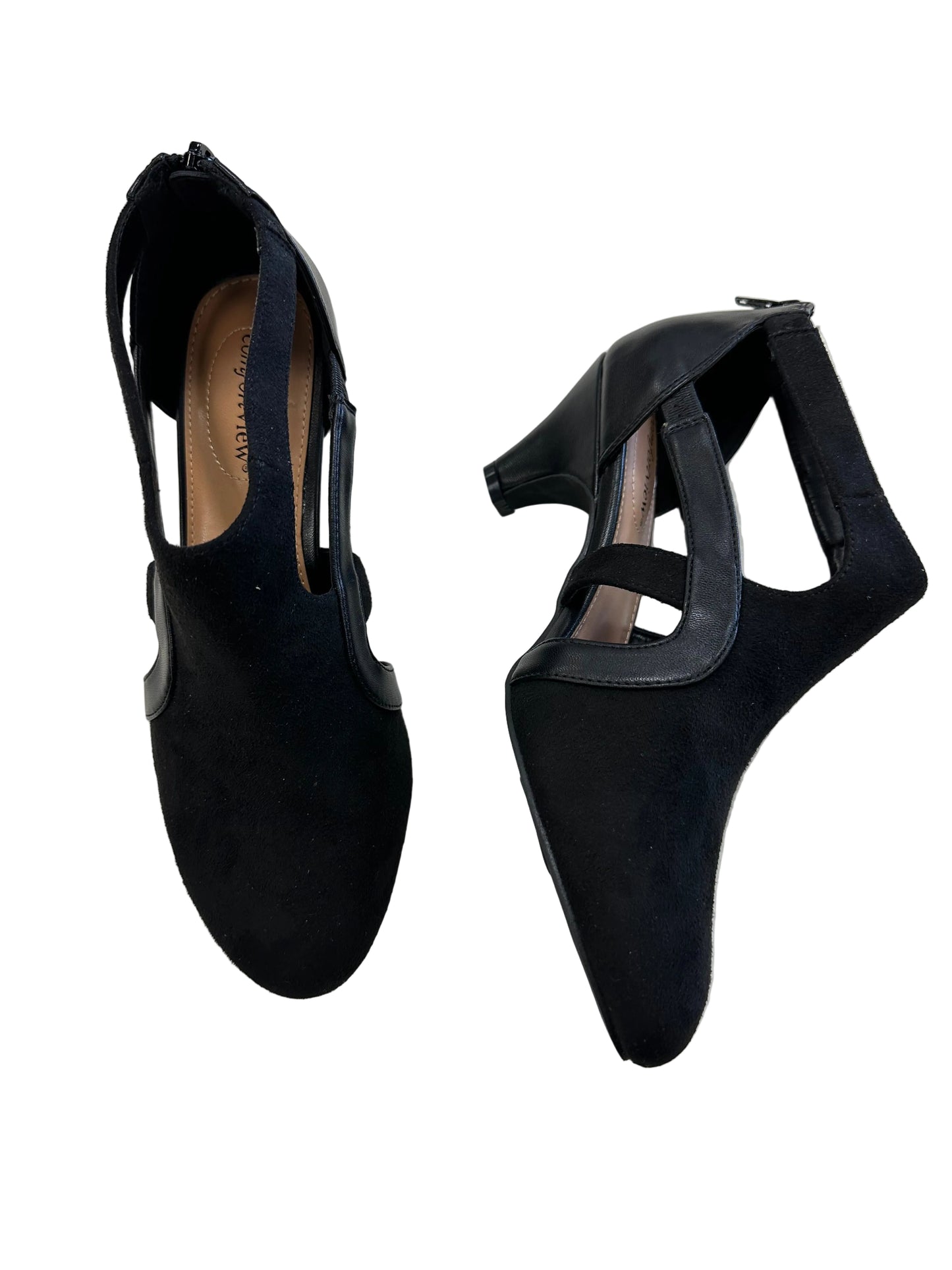 Shoes Heels Kitten By Comfortview In Black, Size:10