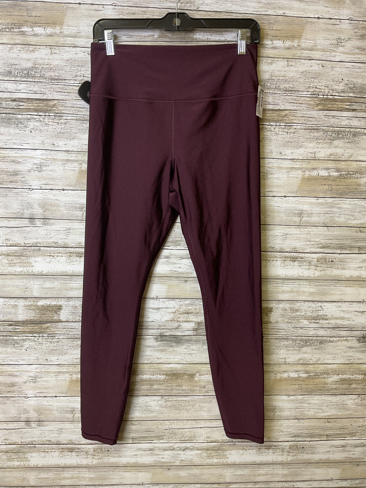 Athletic Leggings By Athleta In Maroon, Size:M