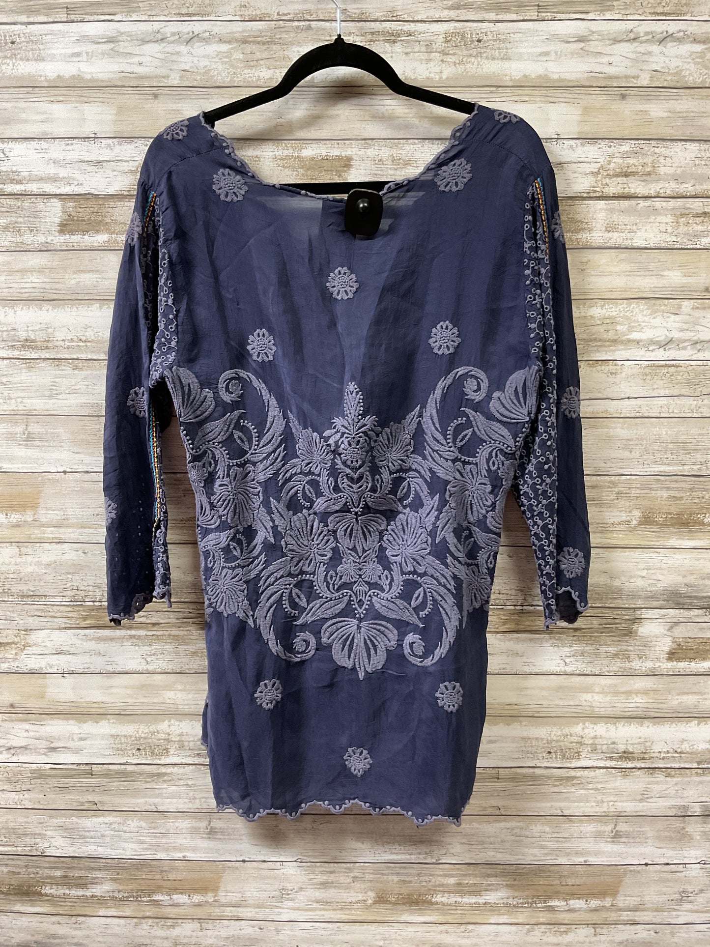 Dress Casual Short By Johnny Was In Blue, Size:S