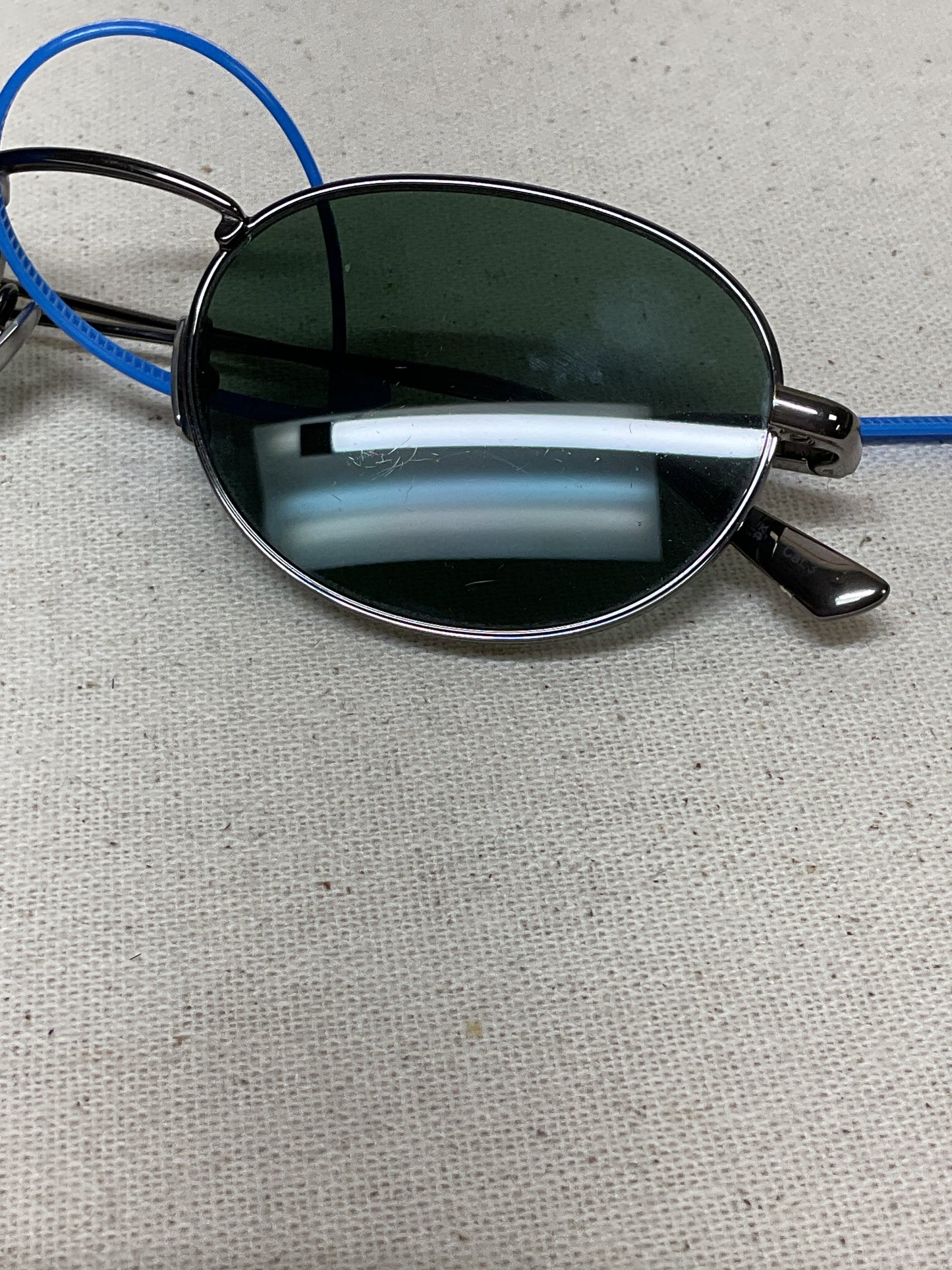 Sunglasses Luxury Designer By Yves Saint Laurent In Silver -as is