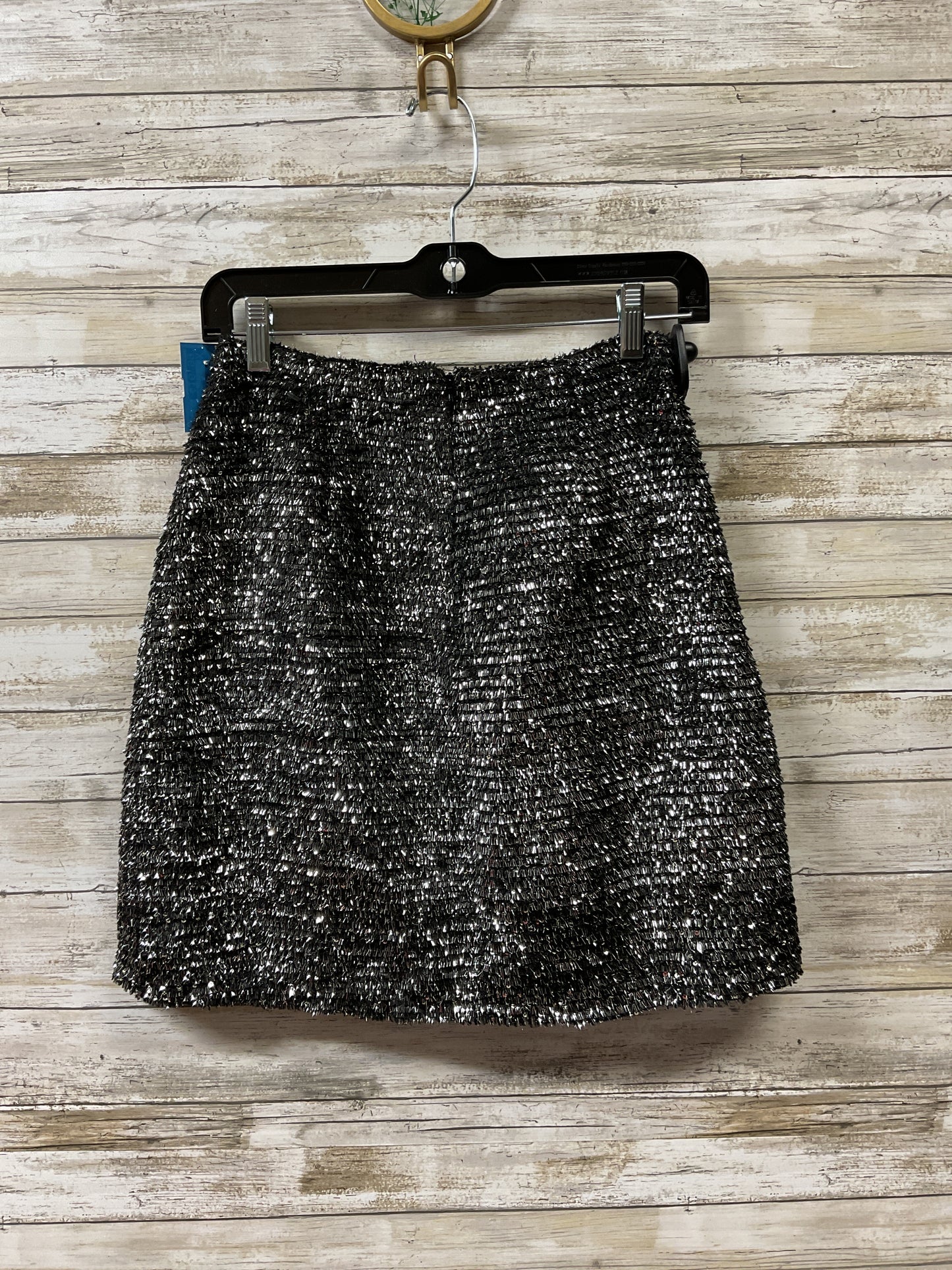 Skirt Mini & Short By Hutch In Silver, Size:Xs
